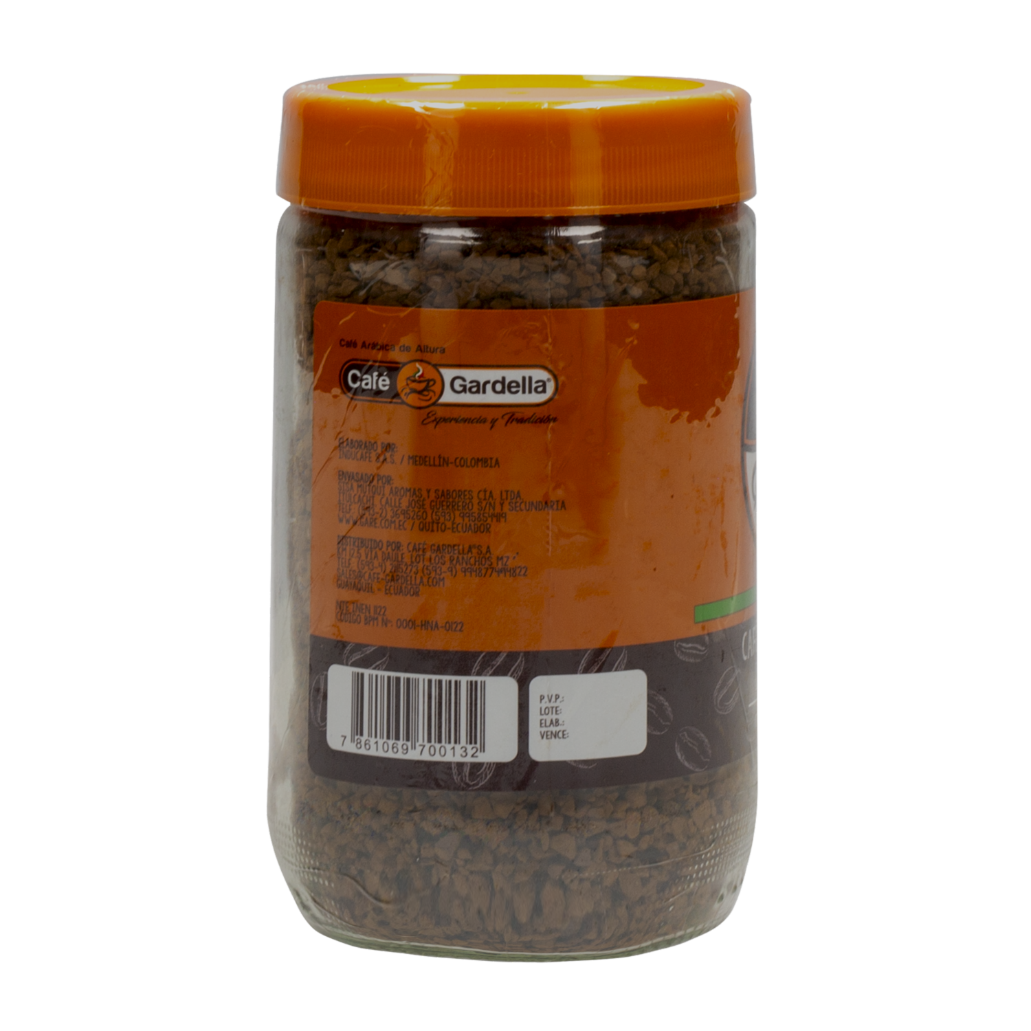 Café Instantáneo Soluble GARDELLA 160 G