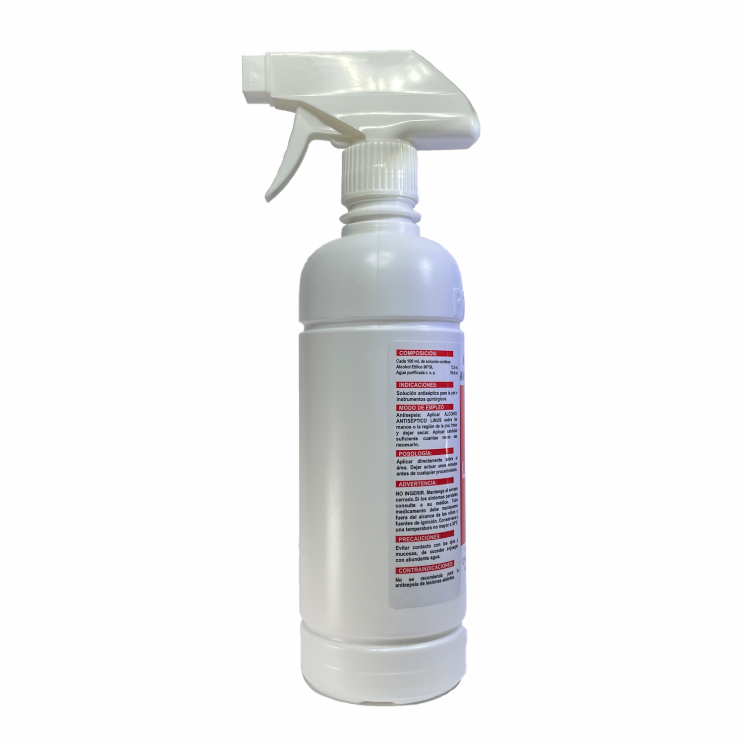Alcohol Al 70° En Spray LINUS 500 Ml