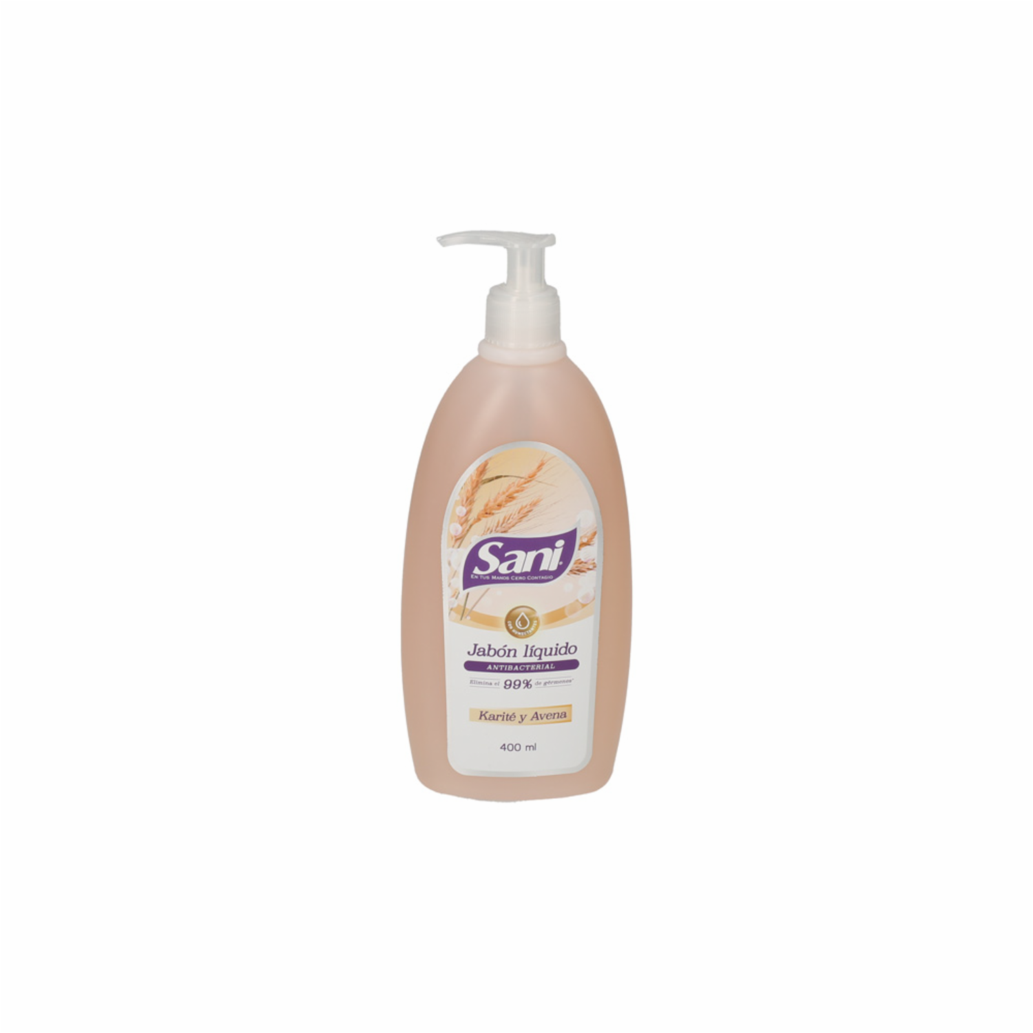 Jabón Líquido Antibacterial Karité SANI 400 Ml