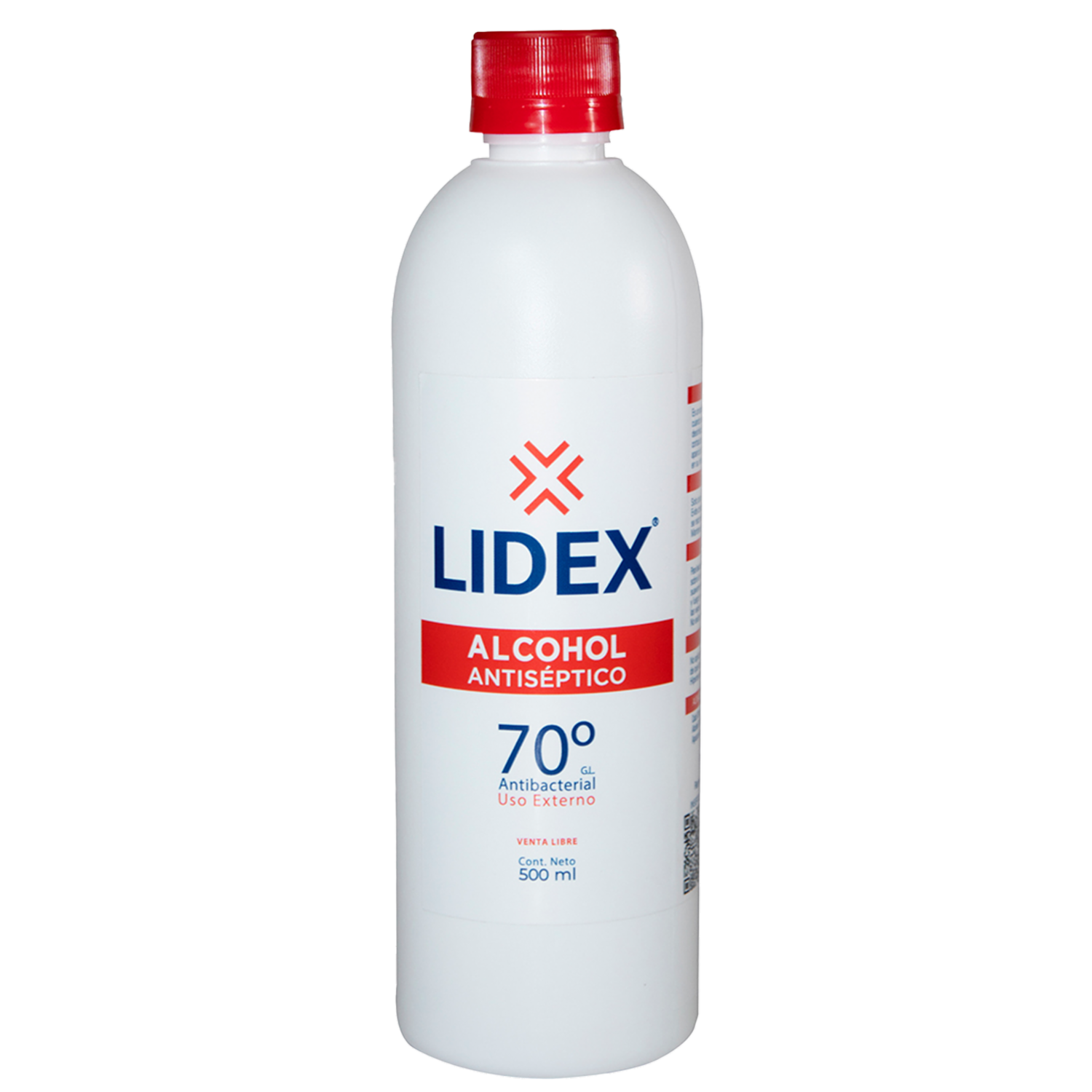 Alcohol Antiséptico LIDEX Botella