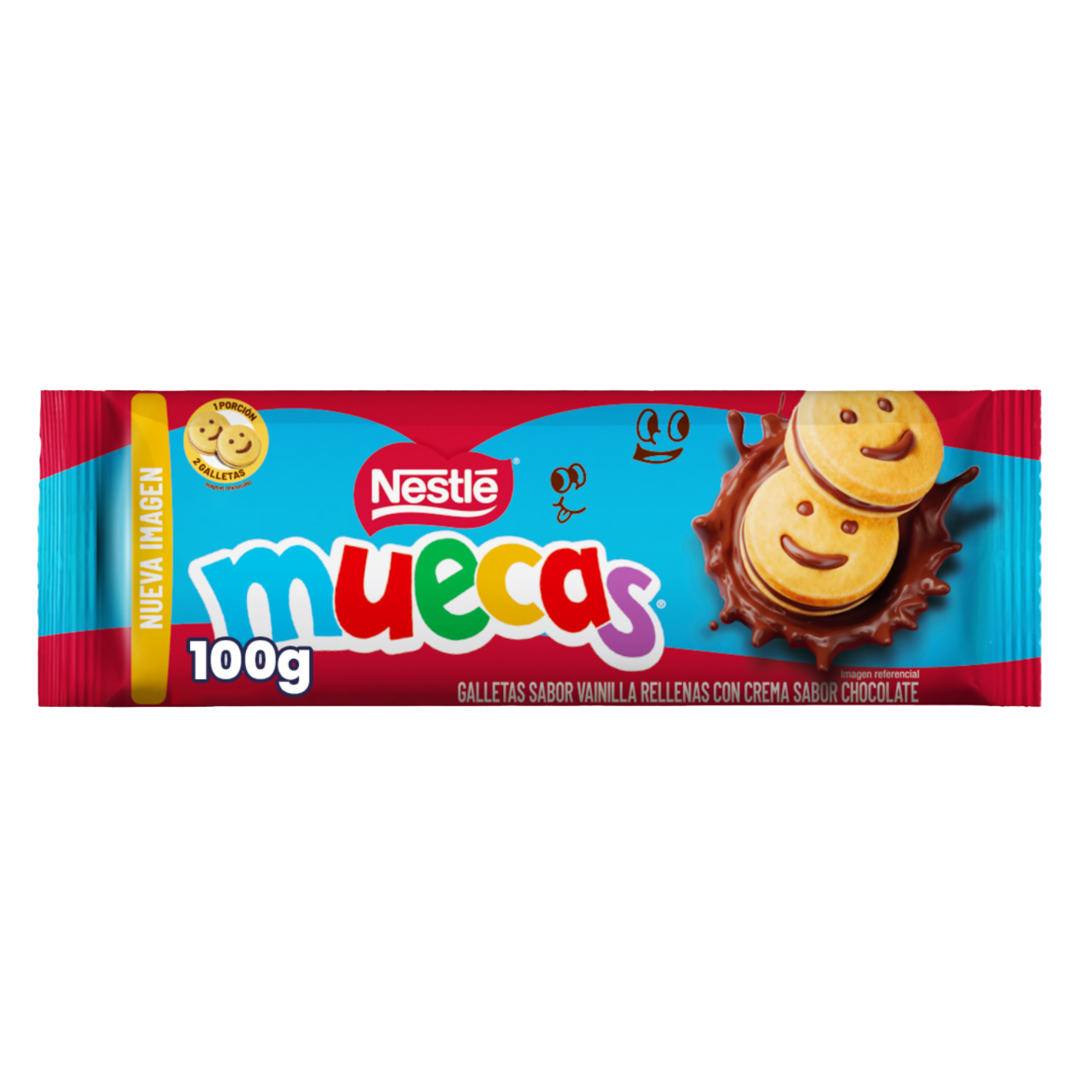 Galletas Dulces Sabor A Vainilla MUECAS 100 G