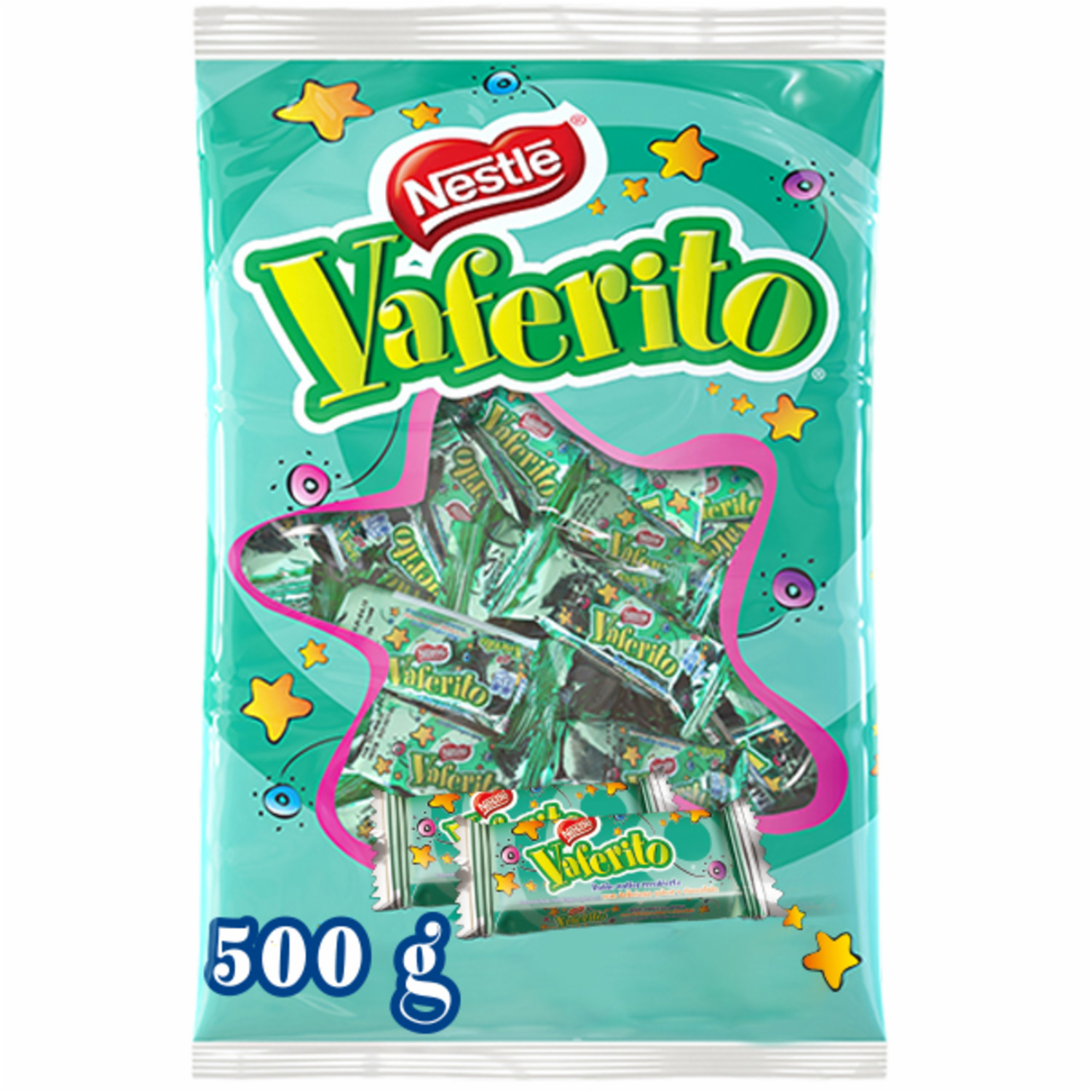 Galletas Dulces Waffer Recubierta De Chocolate VAFERITO 500 G