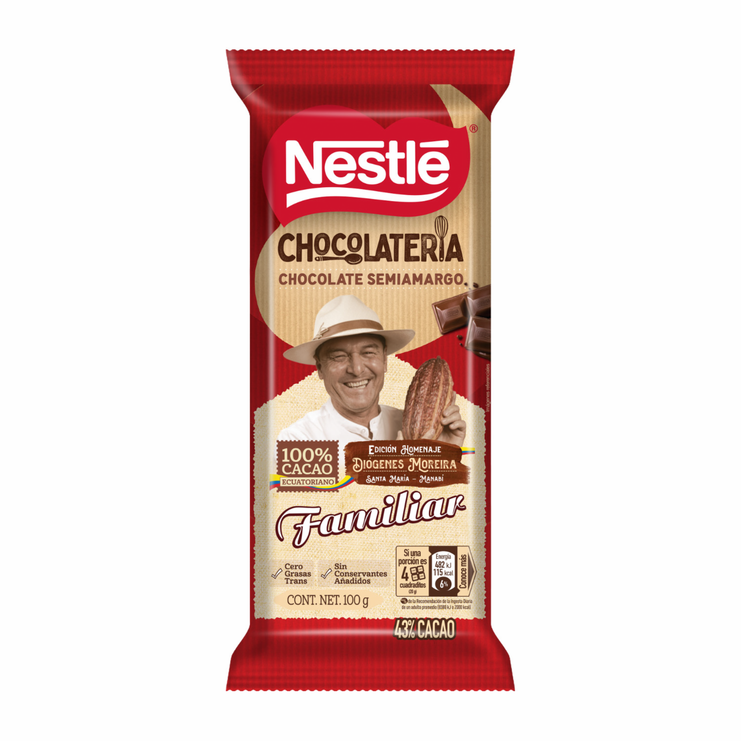 Chocolate En Barra Semiamargo Para Repostería NESTLÉ 100 G