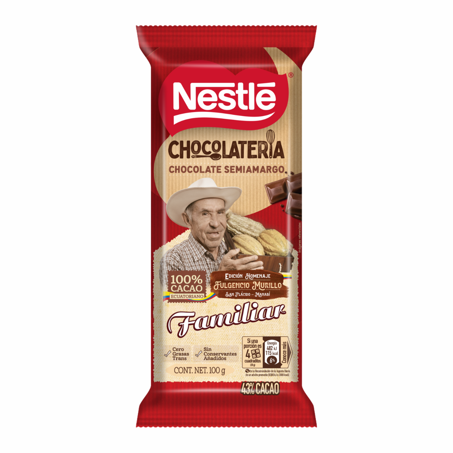 Chocolate En Barra Semiamargo Para Repostería NESTLÉ 100 G