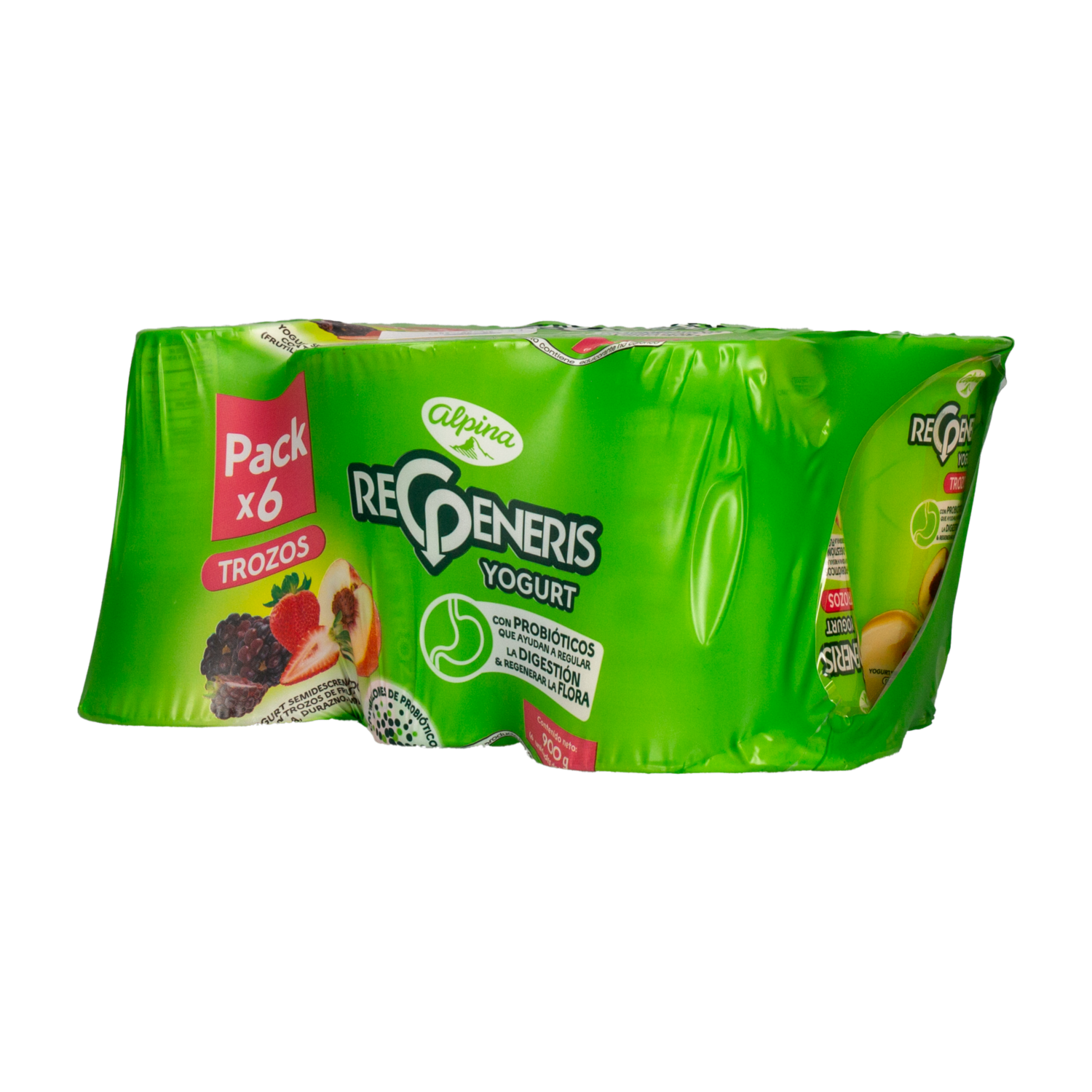 Yogurt Trozos Regular Vaso REGENERIS Pack X 6 150 G