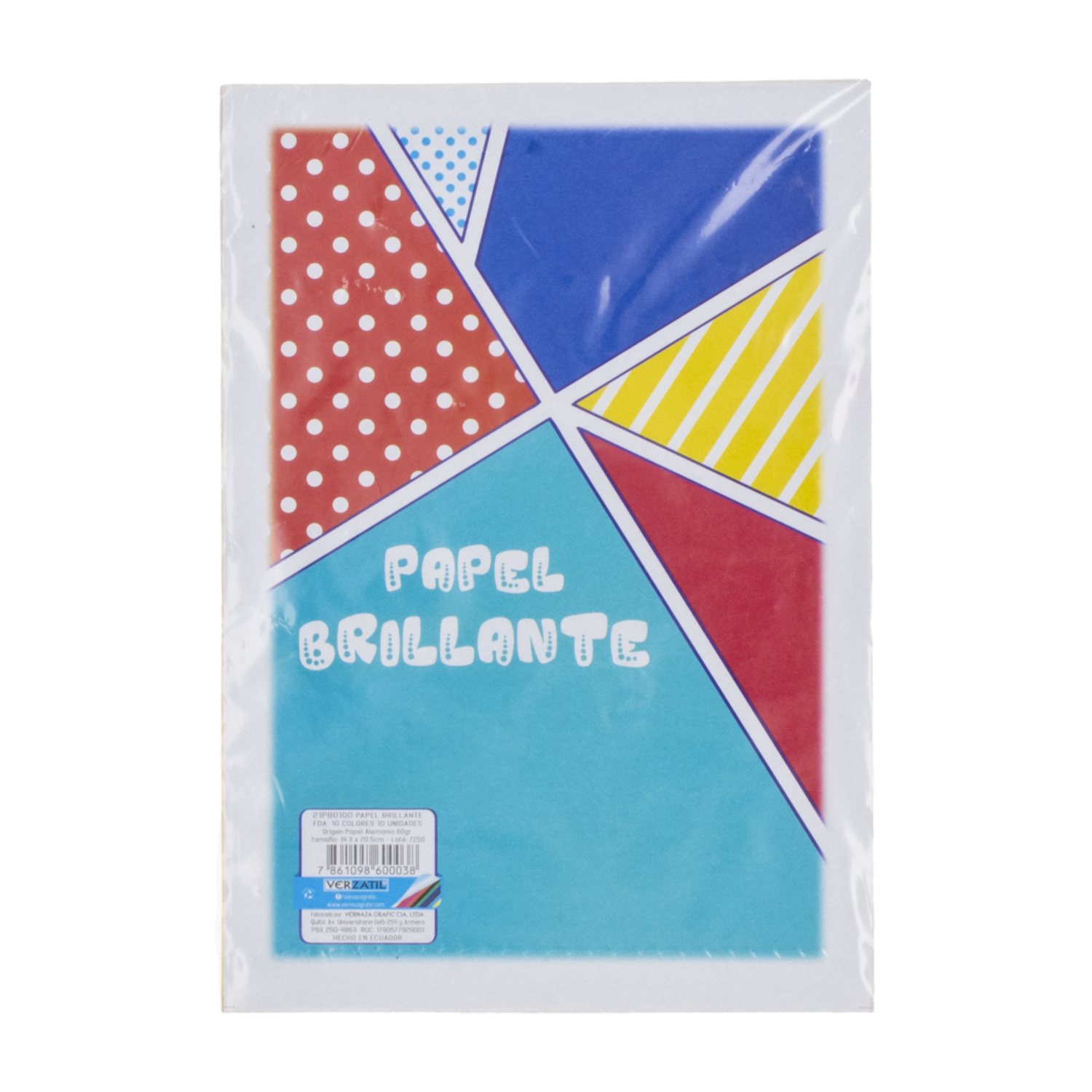 Papel Brillante Surtido VERZATIL X 10 Uds
