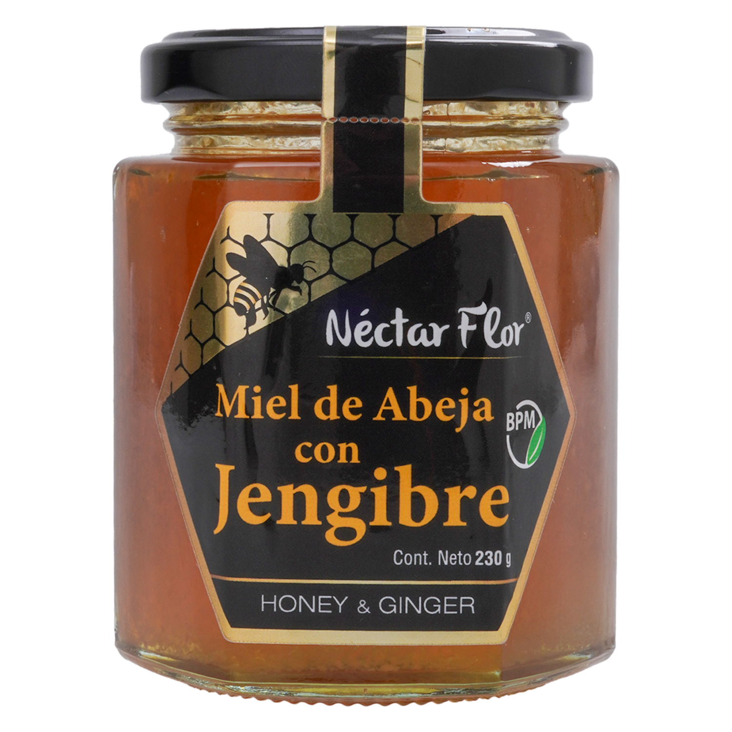 Miel De Abeja Con Jengibre NECTAR 230 G