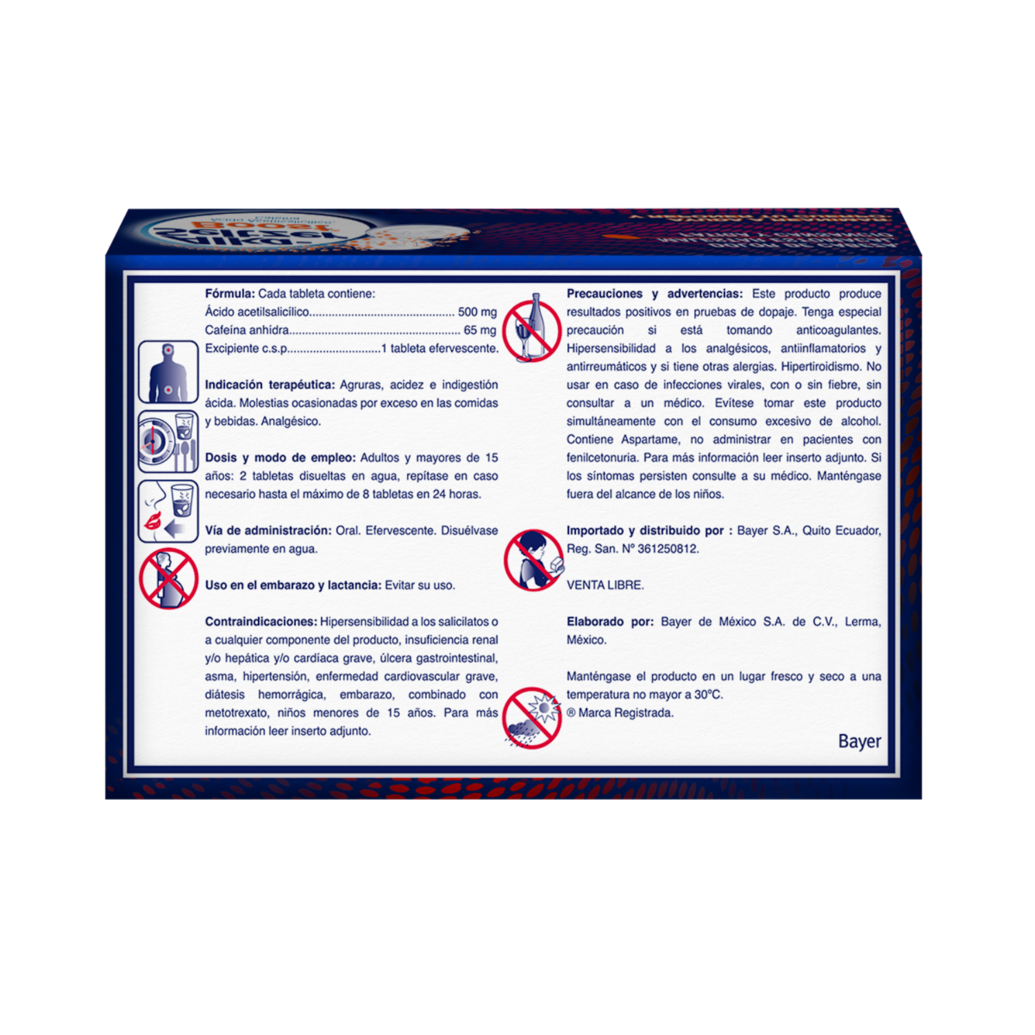 Antiácido Boost ALKA-SELTZER X 10 Uds