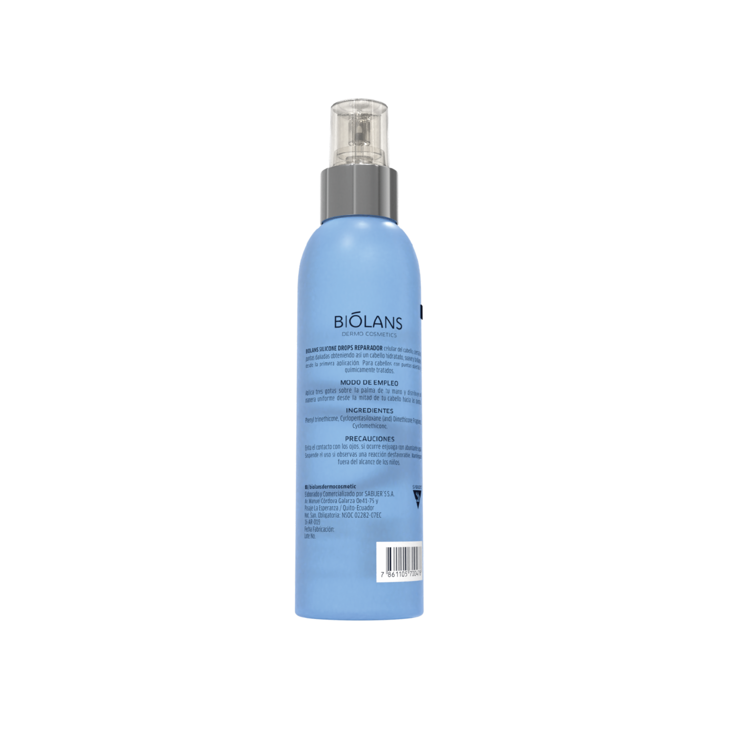 Silicona De Cabello Spray BIÓLANS 160 G