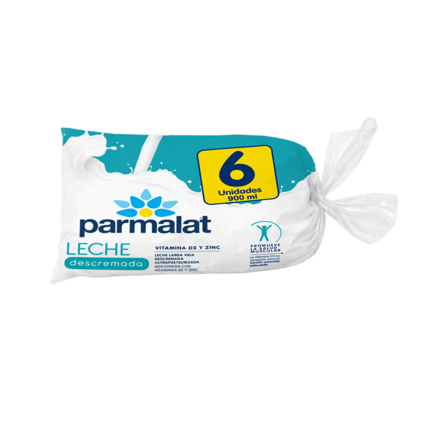 Leche Descremada Ultrapasteurizada PARMALAT 6 X 900 Ml