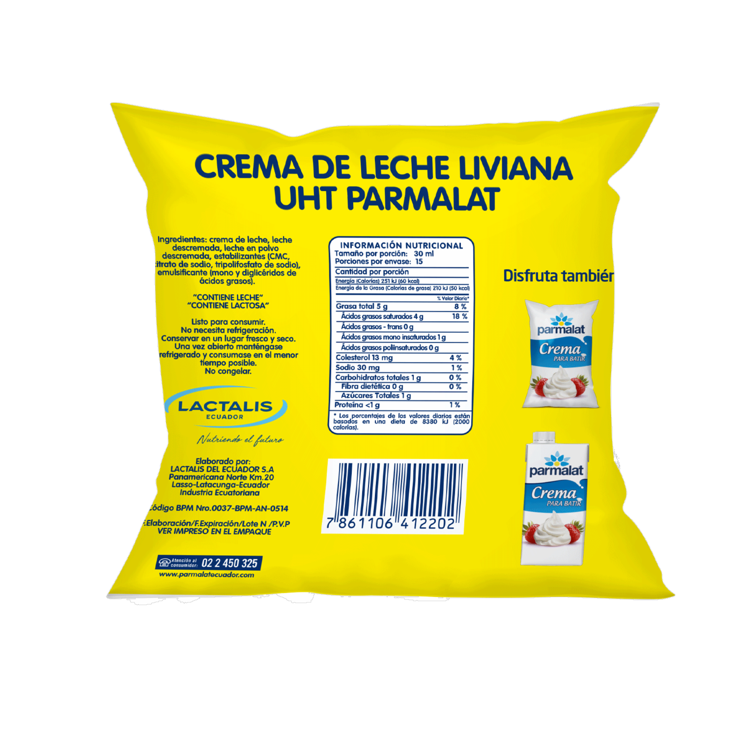 Crema De Leche Para Cocinar PARMALAT 450 Ml