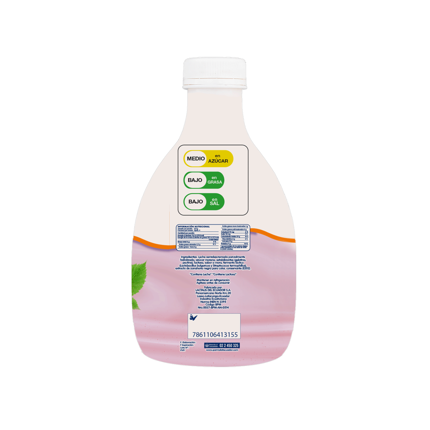 Yogurt Semidescremado Mora Zymil PARMALAT 960 g