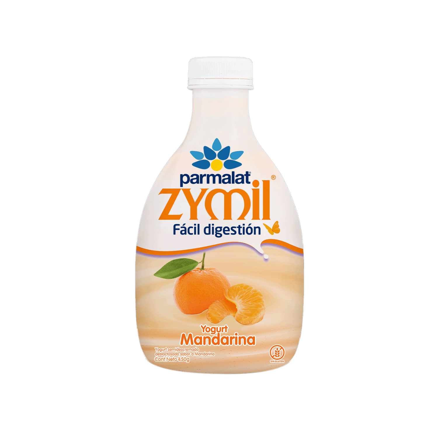 Yogurt Semidescremado Mandarina PARMALAT 450 G