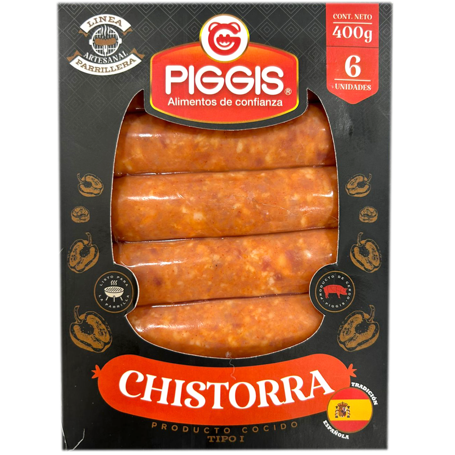 Chistorra Parrillera PIGGIS 400g