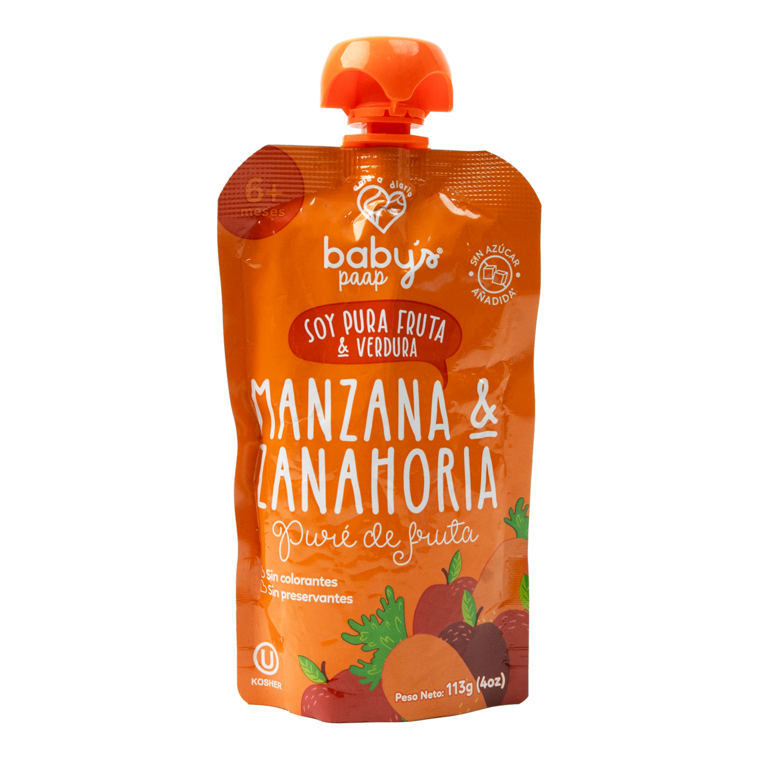 Compota De Manzana Y Zanahoria BABY’S 113 G