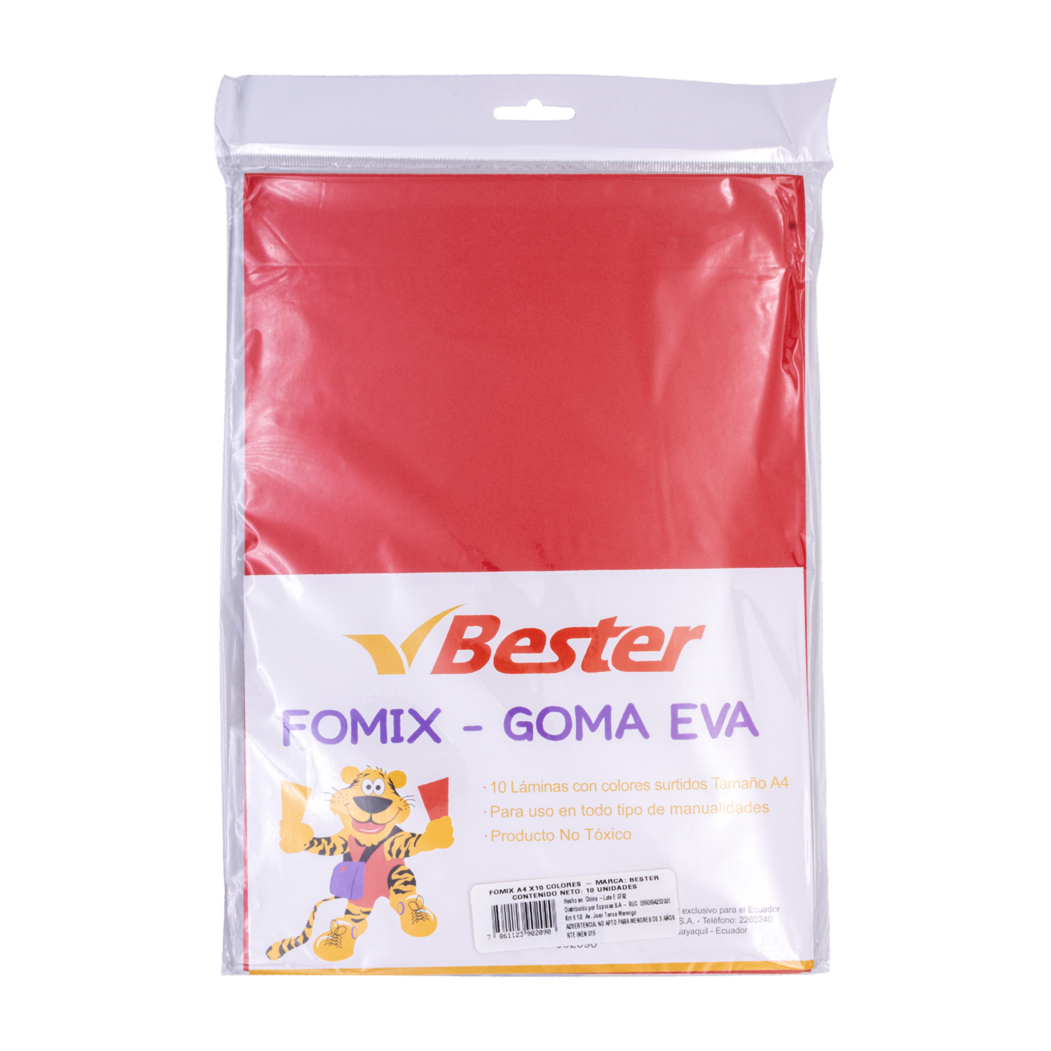 Fomix A4 Colores Surtidos BESTER X 10 Uds