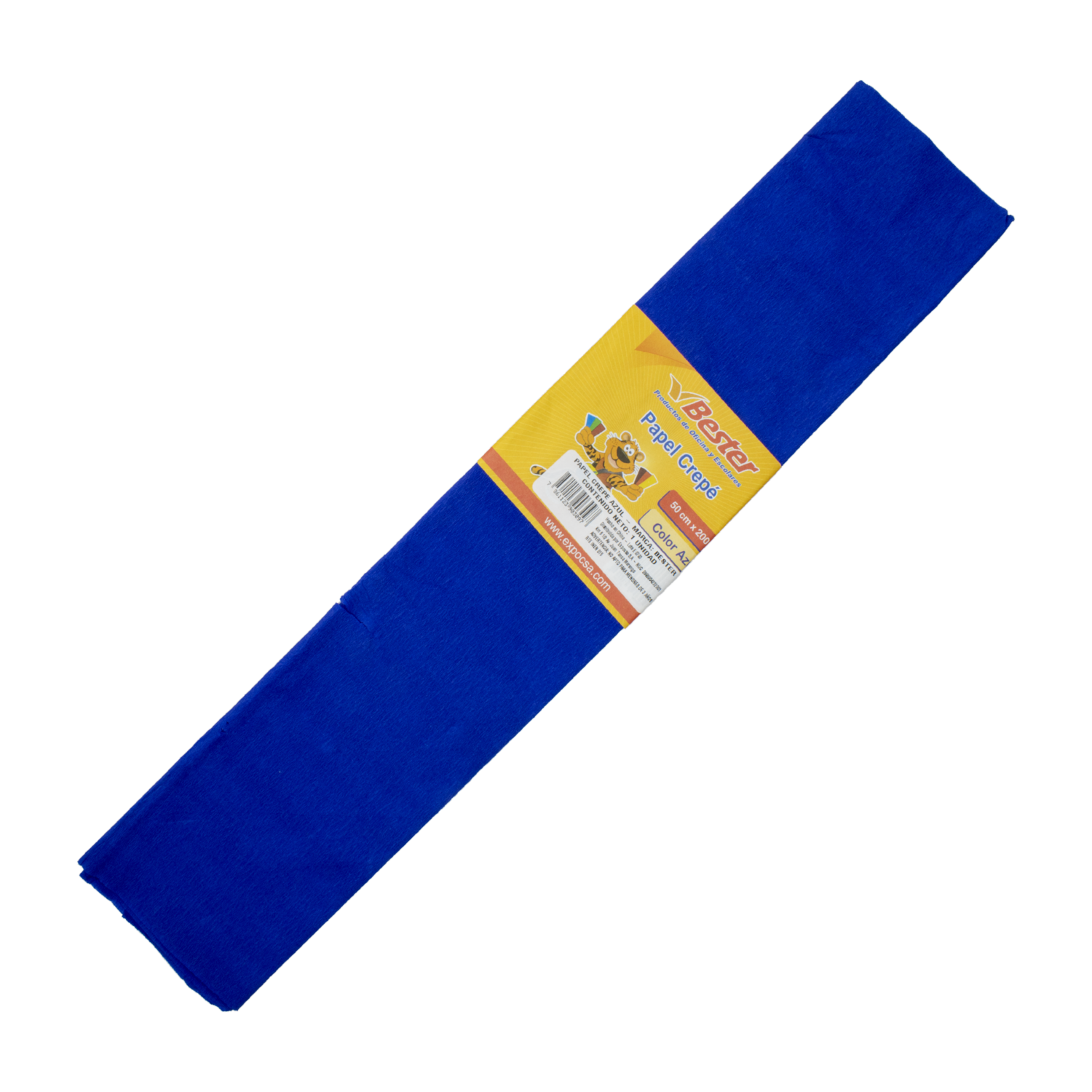Papel Crepe Azul BESTER 1X10 Uds