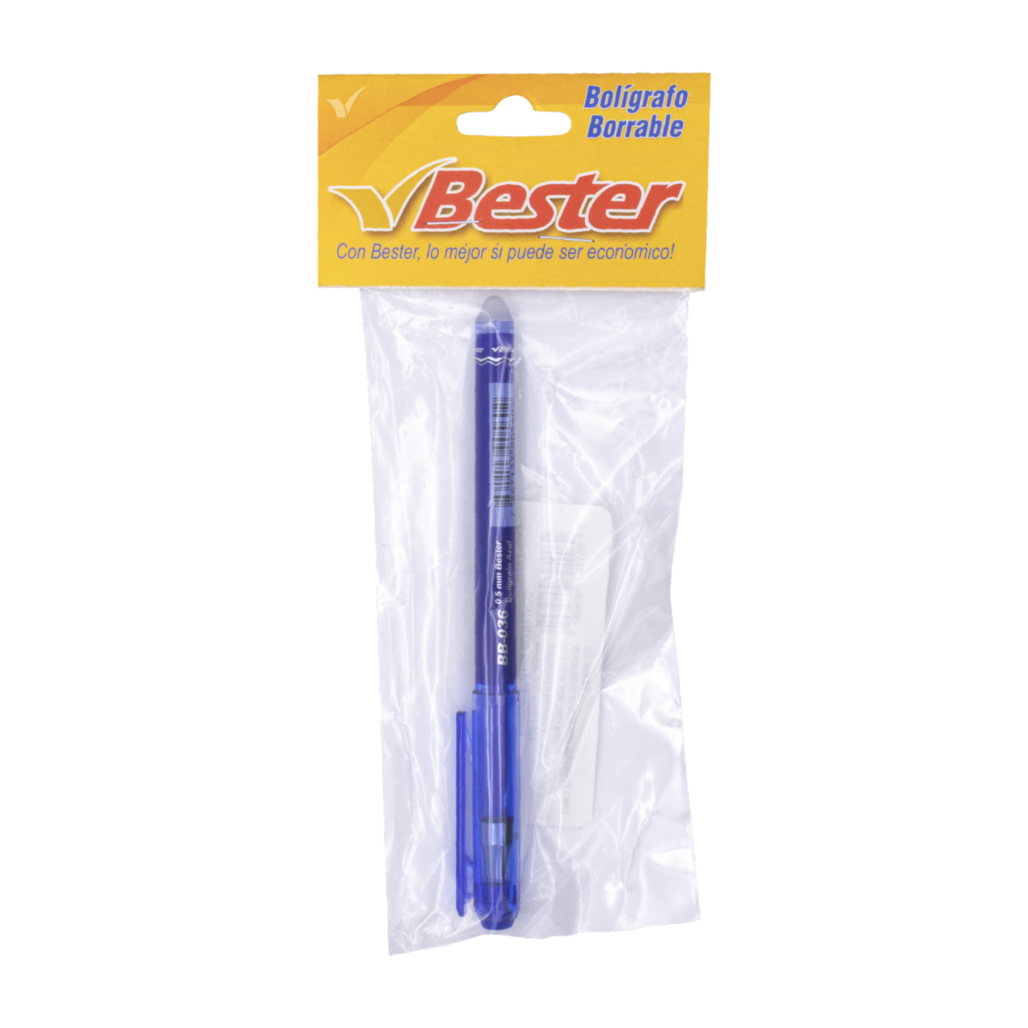 Bolígrafo Borrable Azul BESTER Pequeño