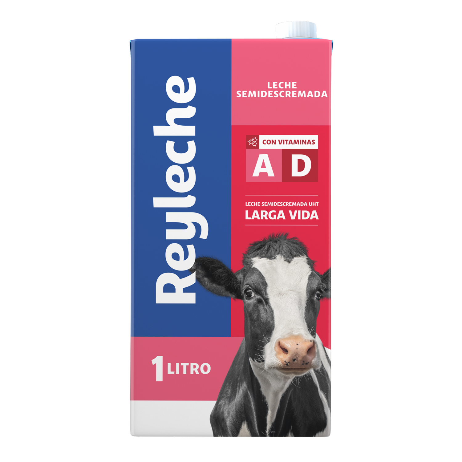 Leche Semidescremada Larga Vida REY LECHE 1000 Ml