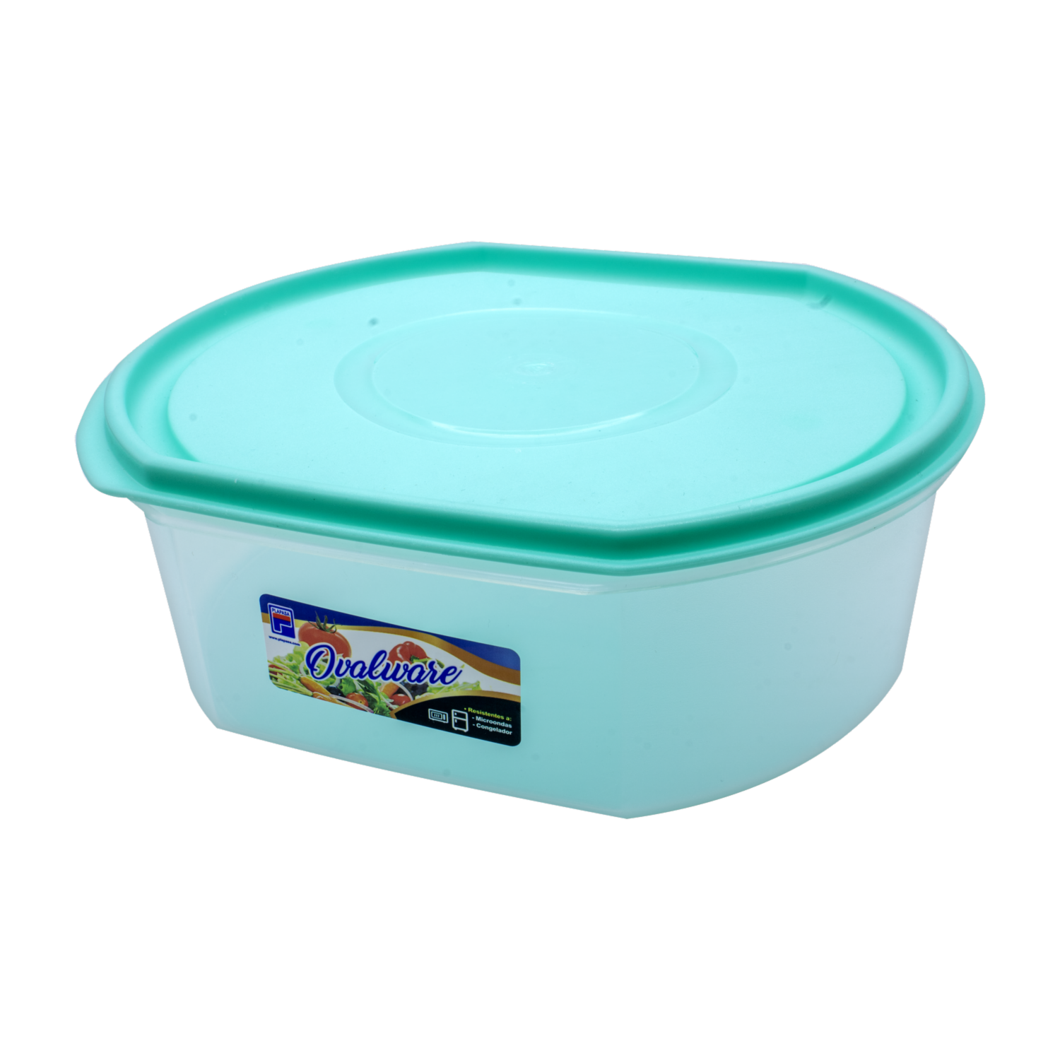 Ovalware Bajo Con Tapa Verde Menta Velvet PLAPASA N5