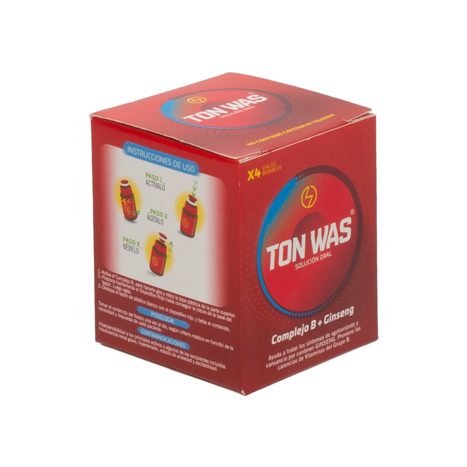 Pack Energizante TON WAS 4 u