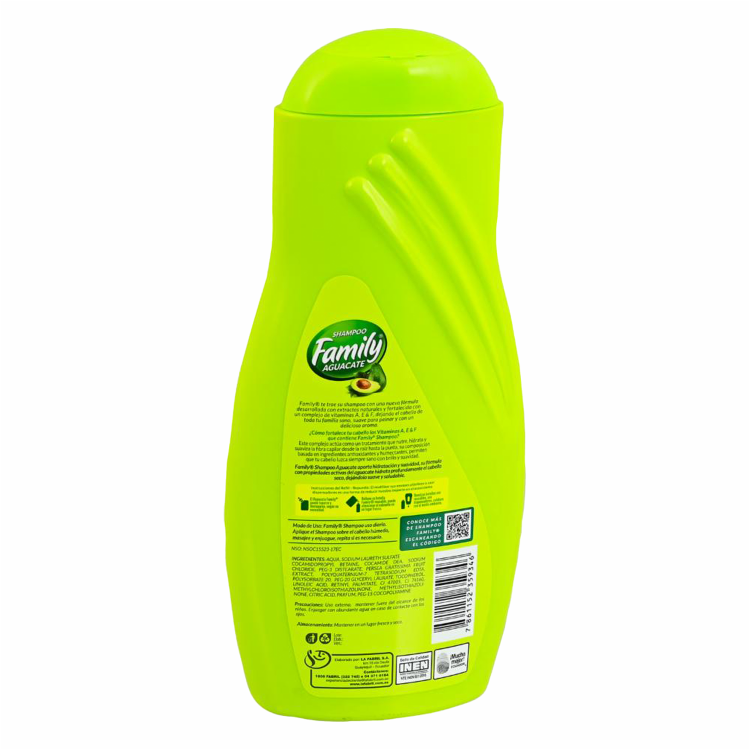 Shampoo De Cabello De Aguacate FAMILY 970 Ml