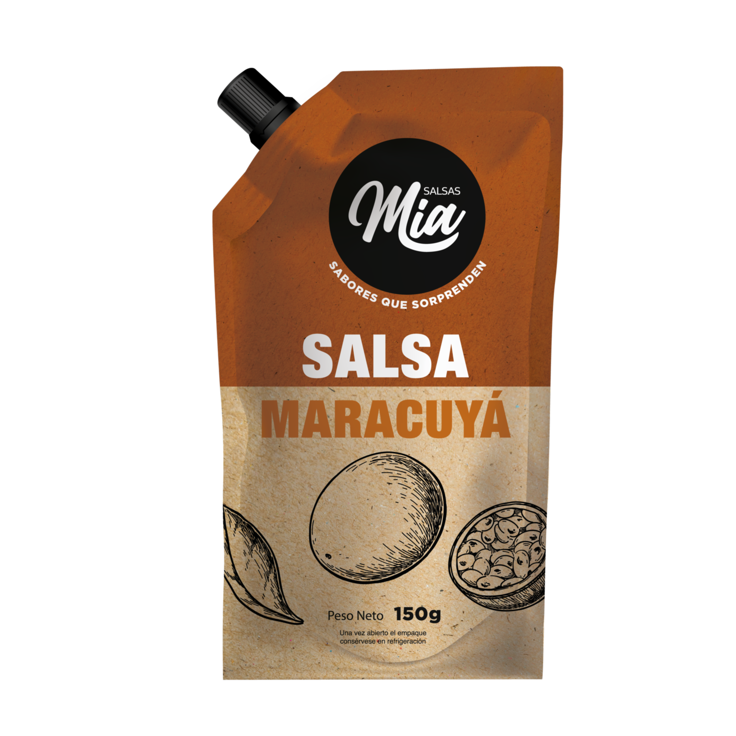 Salsa De Maracuyá SALSAS MÍA 150 G