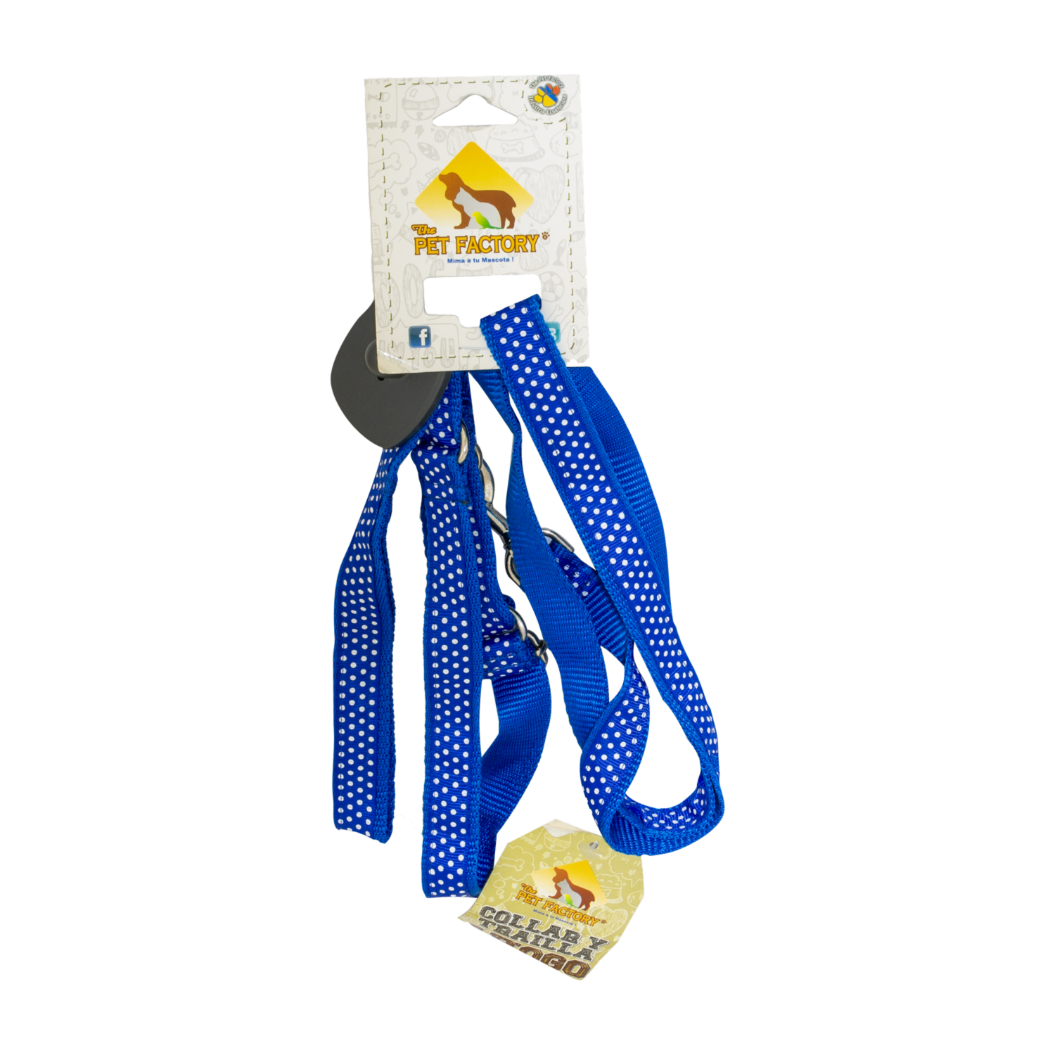 Collar Para Mascota Y Traílla Ahogo THE PET FACTORY Pequeño