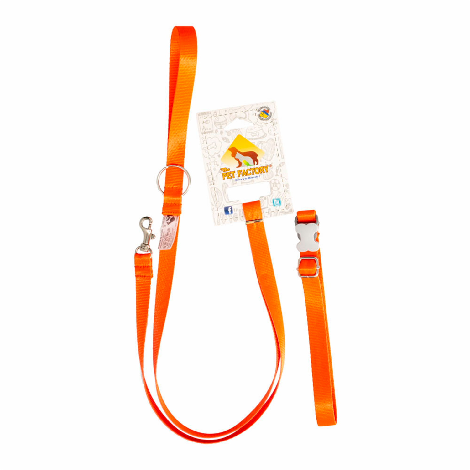 Collar Para Perros Y Traílla Premium THE PET FACTORY Talla Extra Pequeño