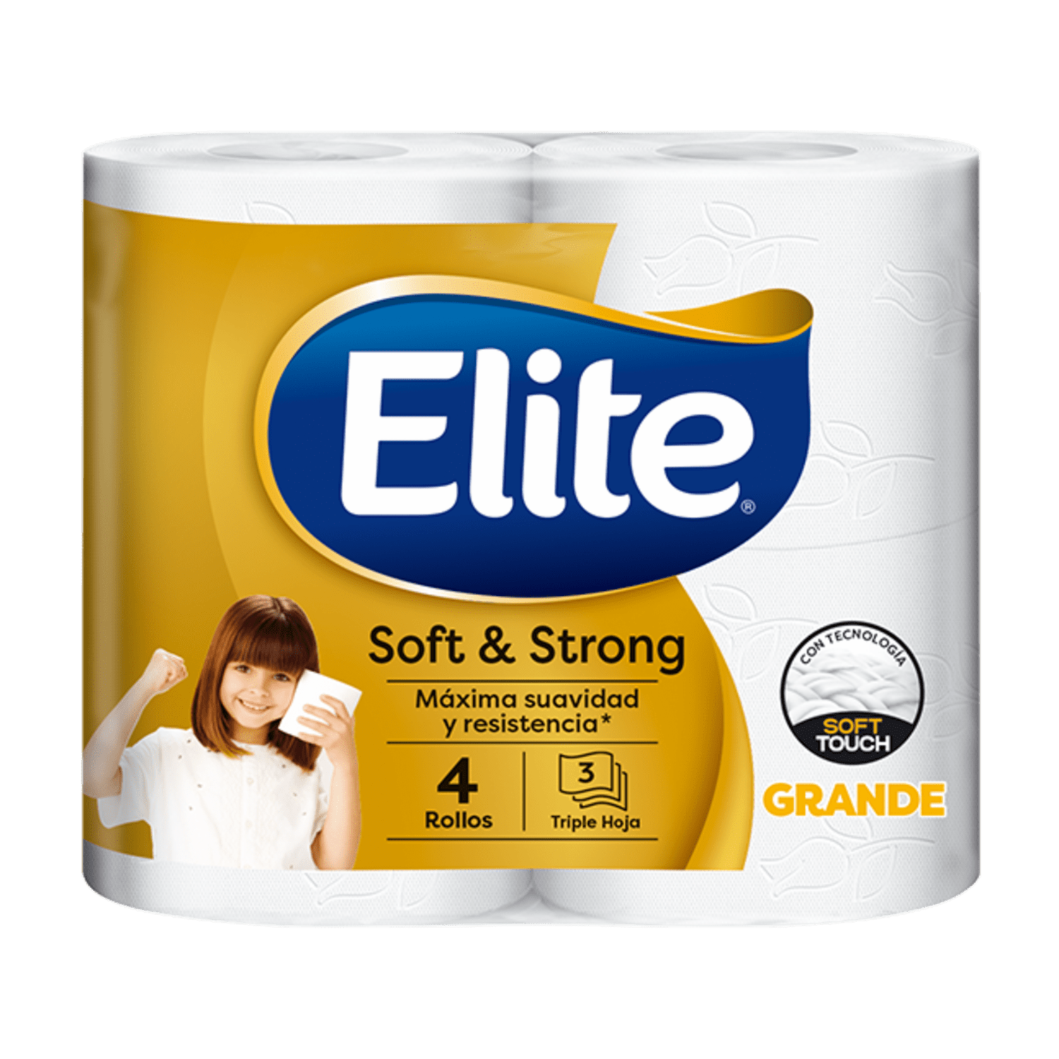 Papel Higiénico Soft & Strong Grande ELITE 4 Rollos