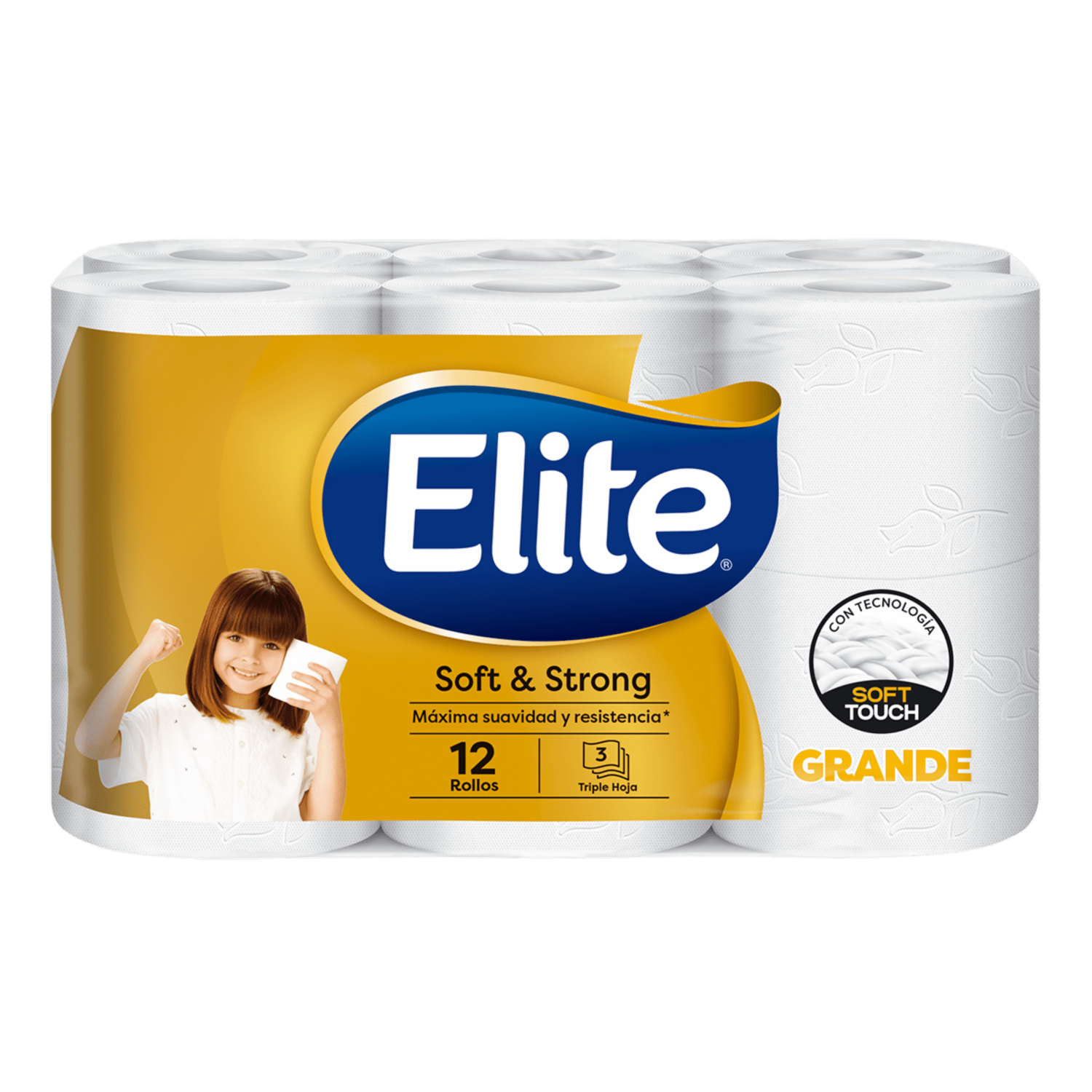 Papel Higiénico Soft & Strong G Triple ELITE 12 Rollos