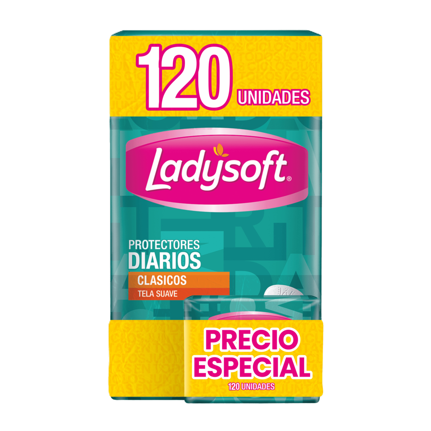 Protectores Diarios Clásico Precio Especial LADYSOFT X 120 Uds