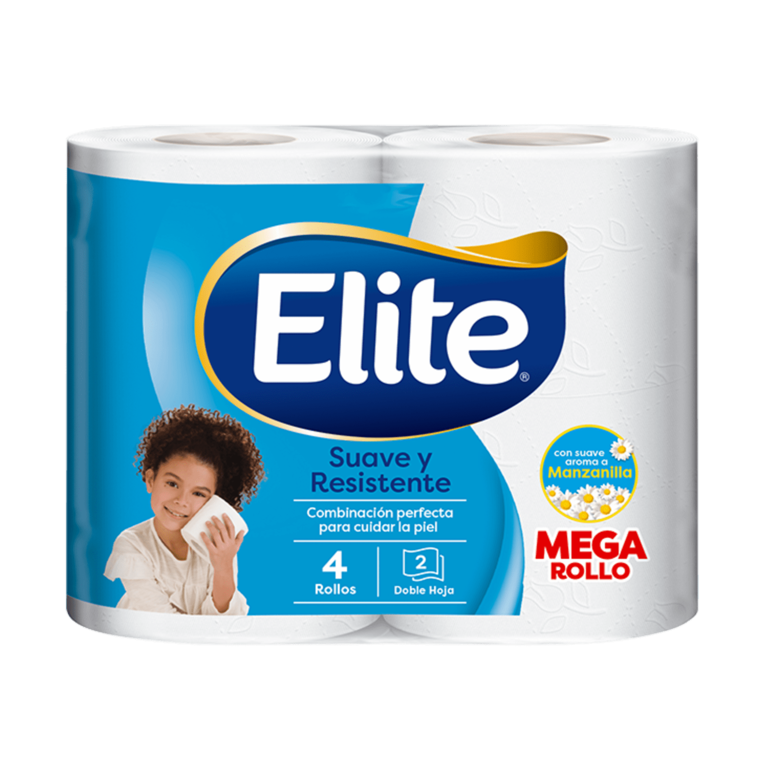Papel Higiénico Manzanilla ELITE 4 Rollos