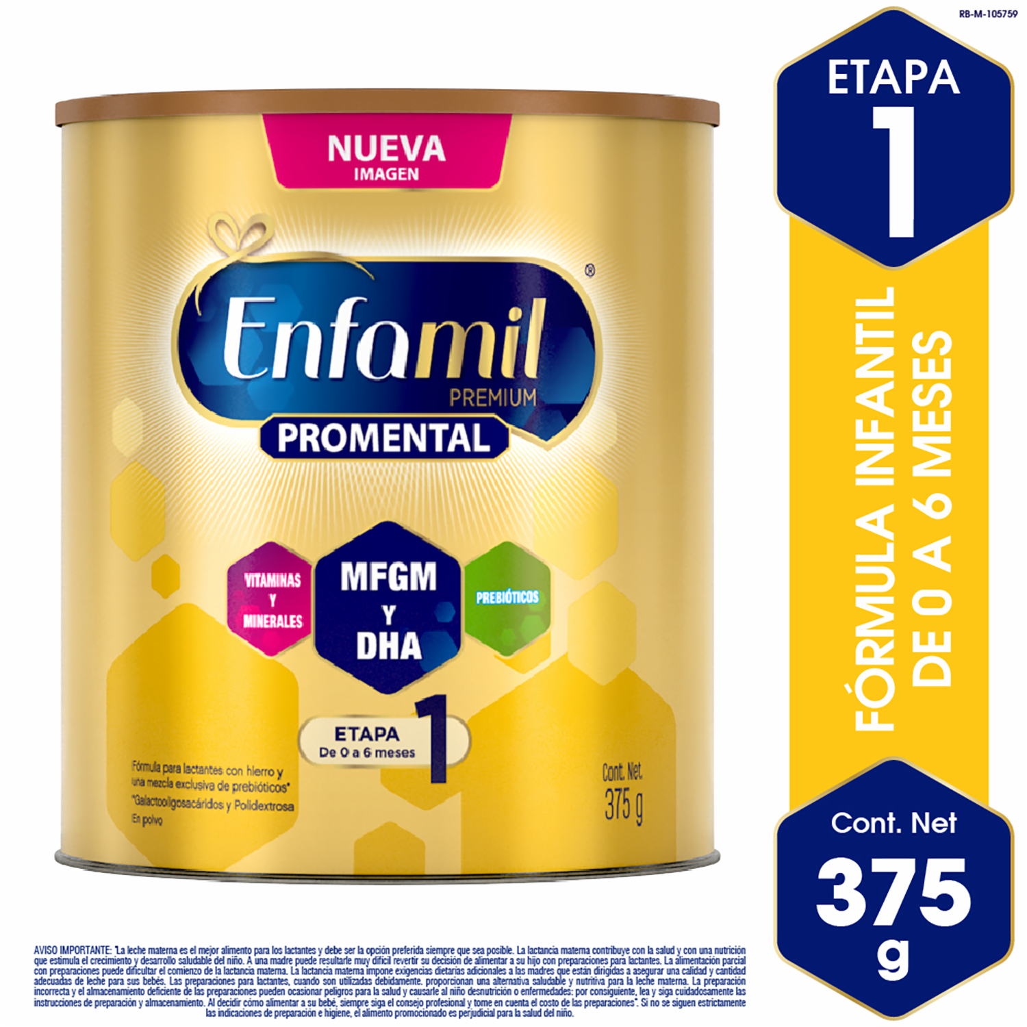Leche En Fórmula Premium 1 Promental ENFAMIL 375 G