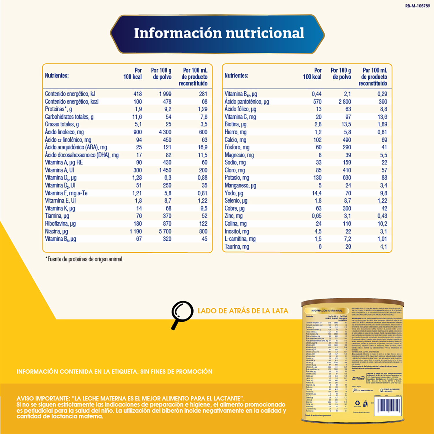 Leche En Fórmula Premium 1 Promental ENFAMIL 375 G