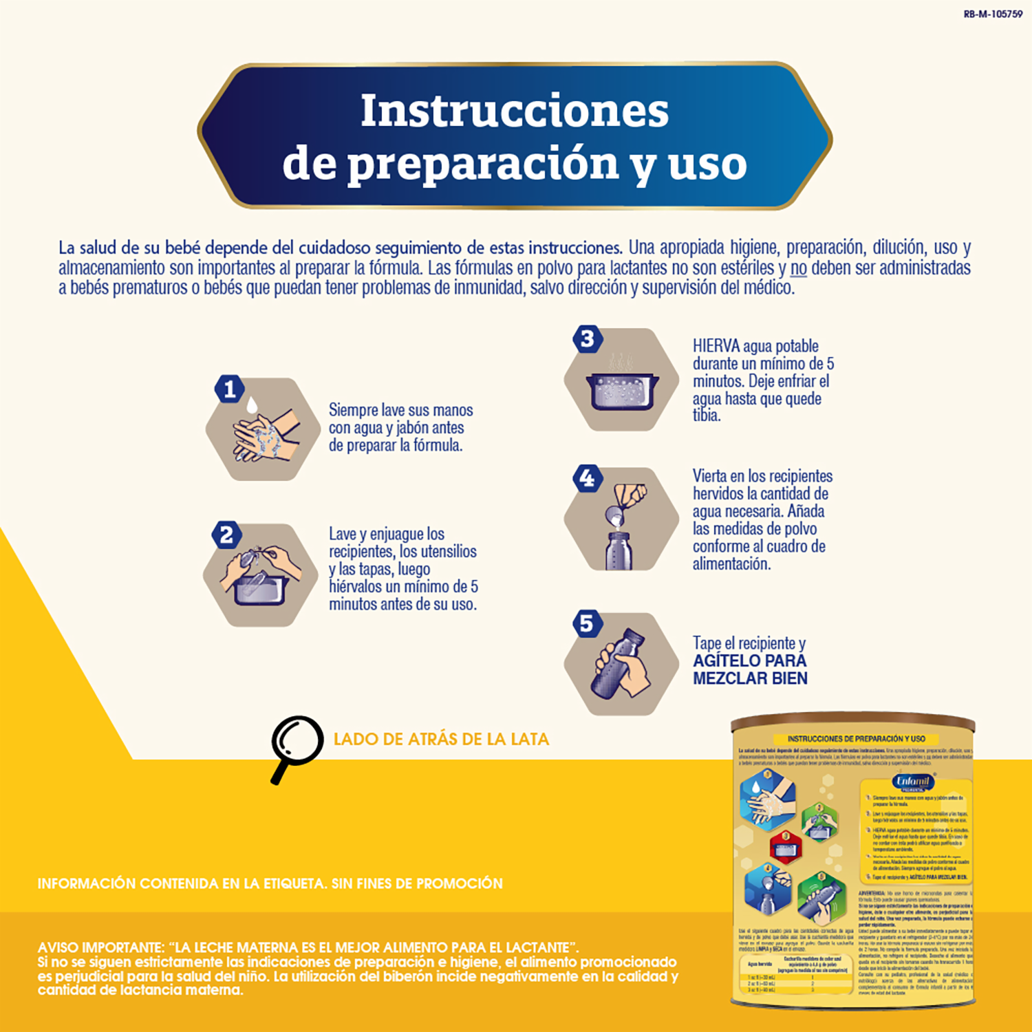 Leche En Fórmula Premium 1 Promental ENFAMIL 375 G
