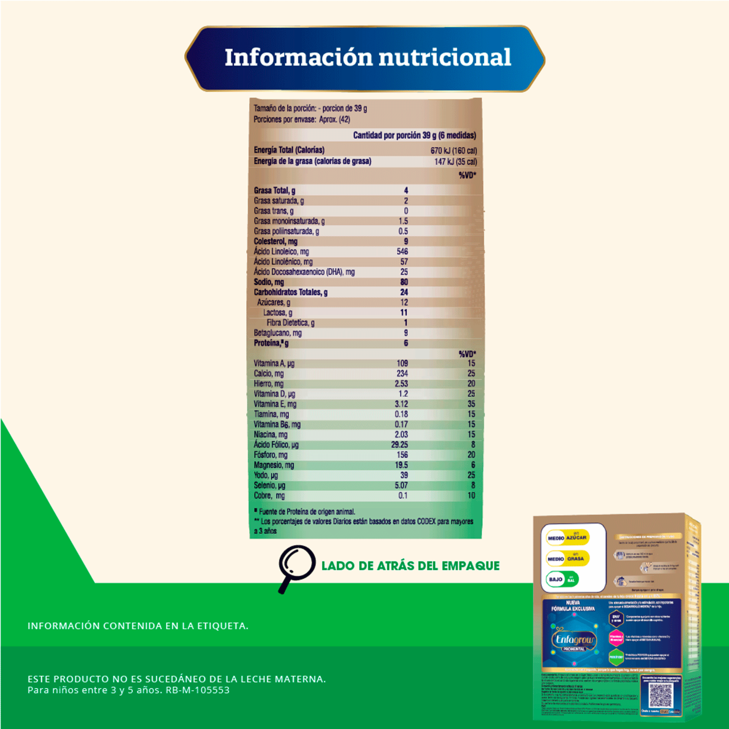 Leche Infantil Premium Promental Preescolar ENFAGROW 1100 G