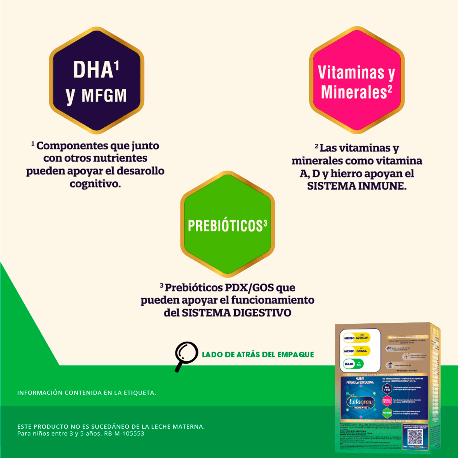 Leche Infantil Premium Promental Preescolar ENFAGROW 1100 G