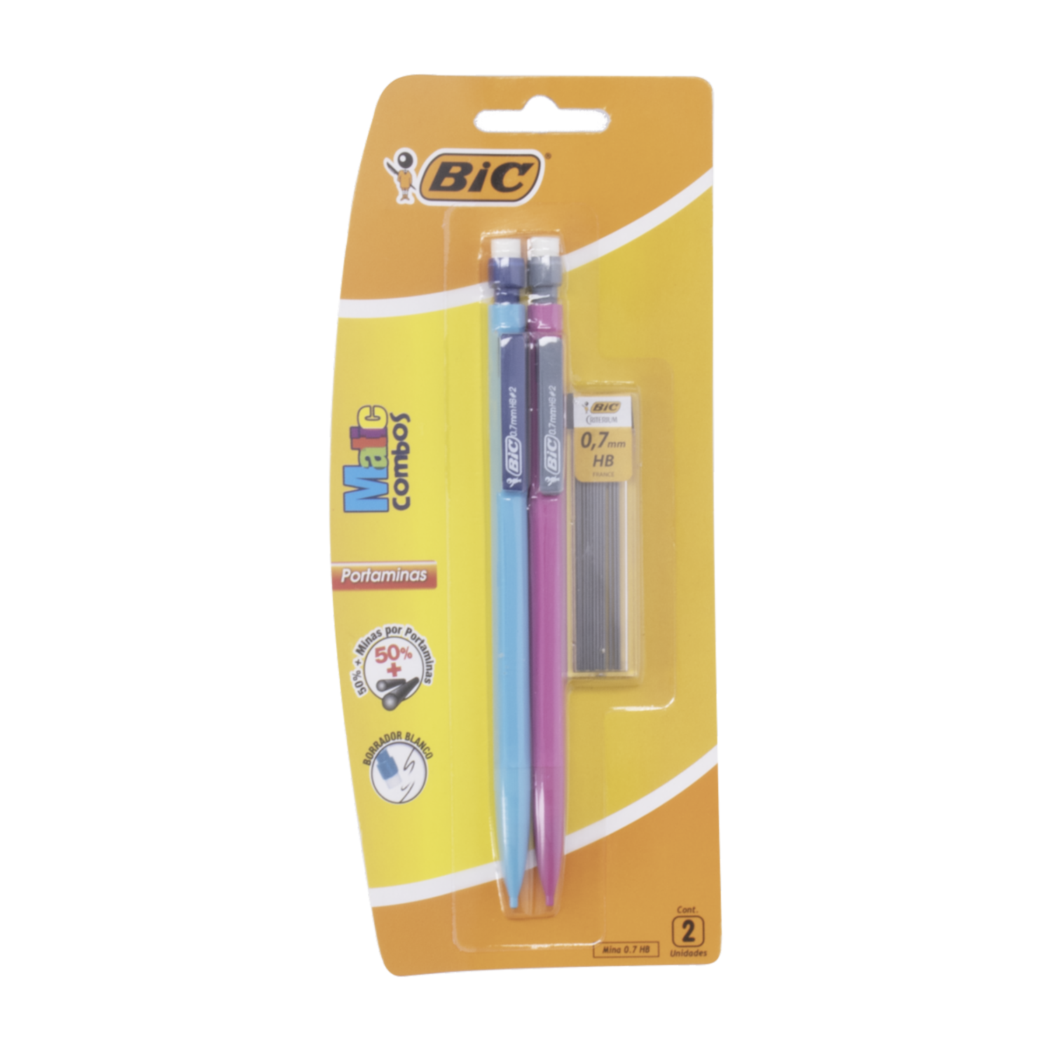 Portaminas Mecánico N° 7 BIC X 2 Uds