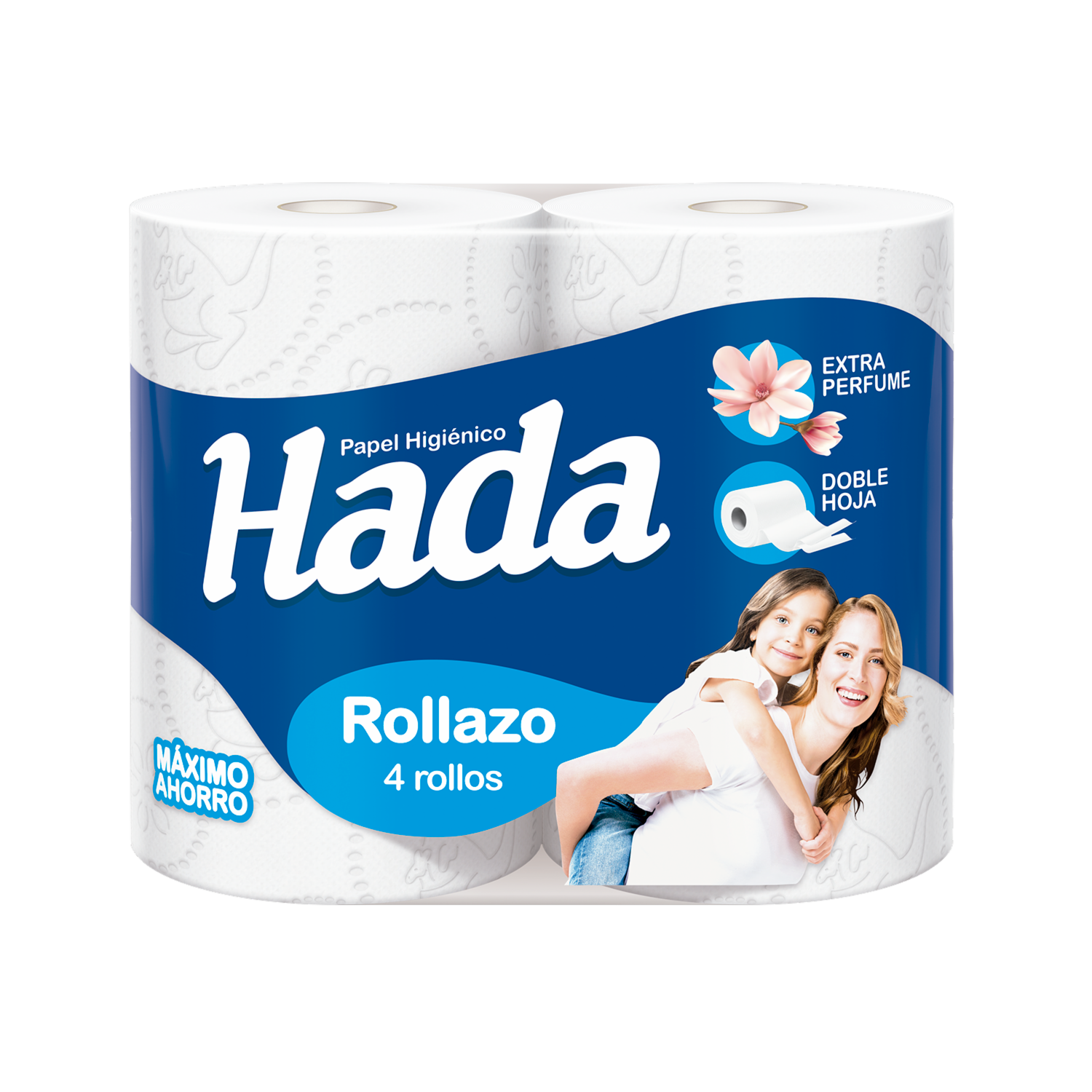Papel Higiénico 40 metros HADA 4 Rollos