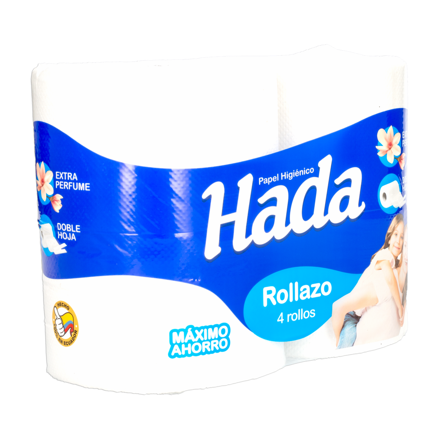 Papel Higiénico 40 metros HADA 4 Rollos