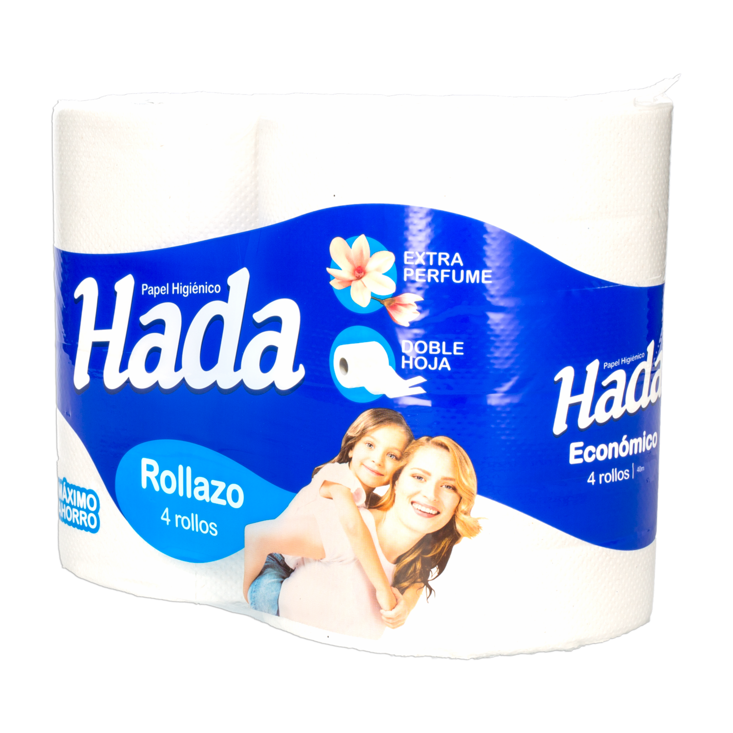 Papel Higiénico 40 metros HADA 4 Rollos