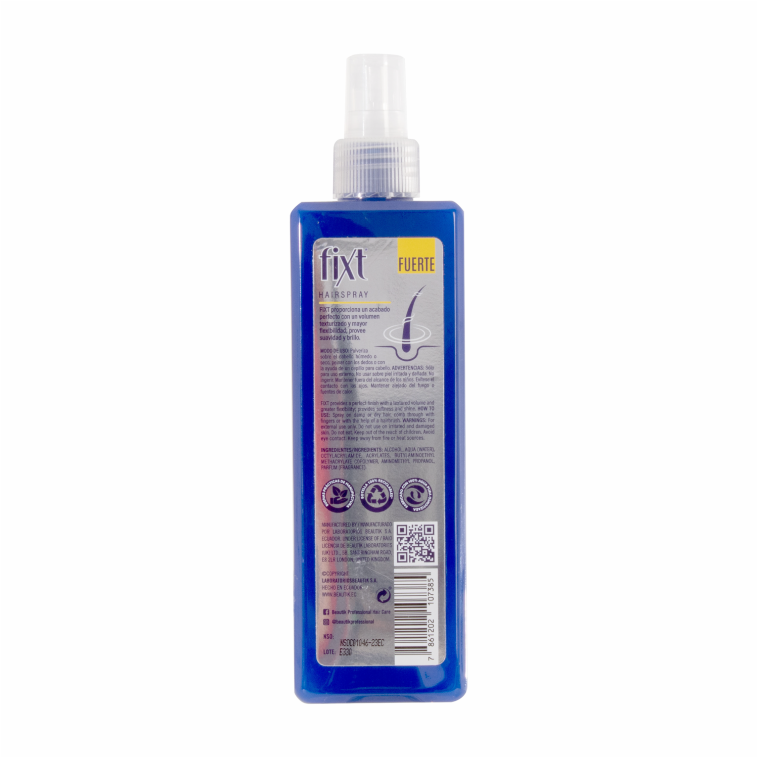Fijador De Cabello Fuerte FIXT 200 Ml