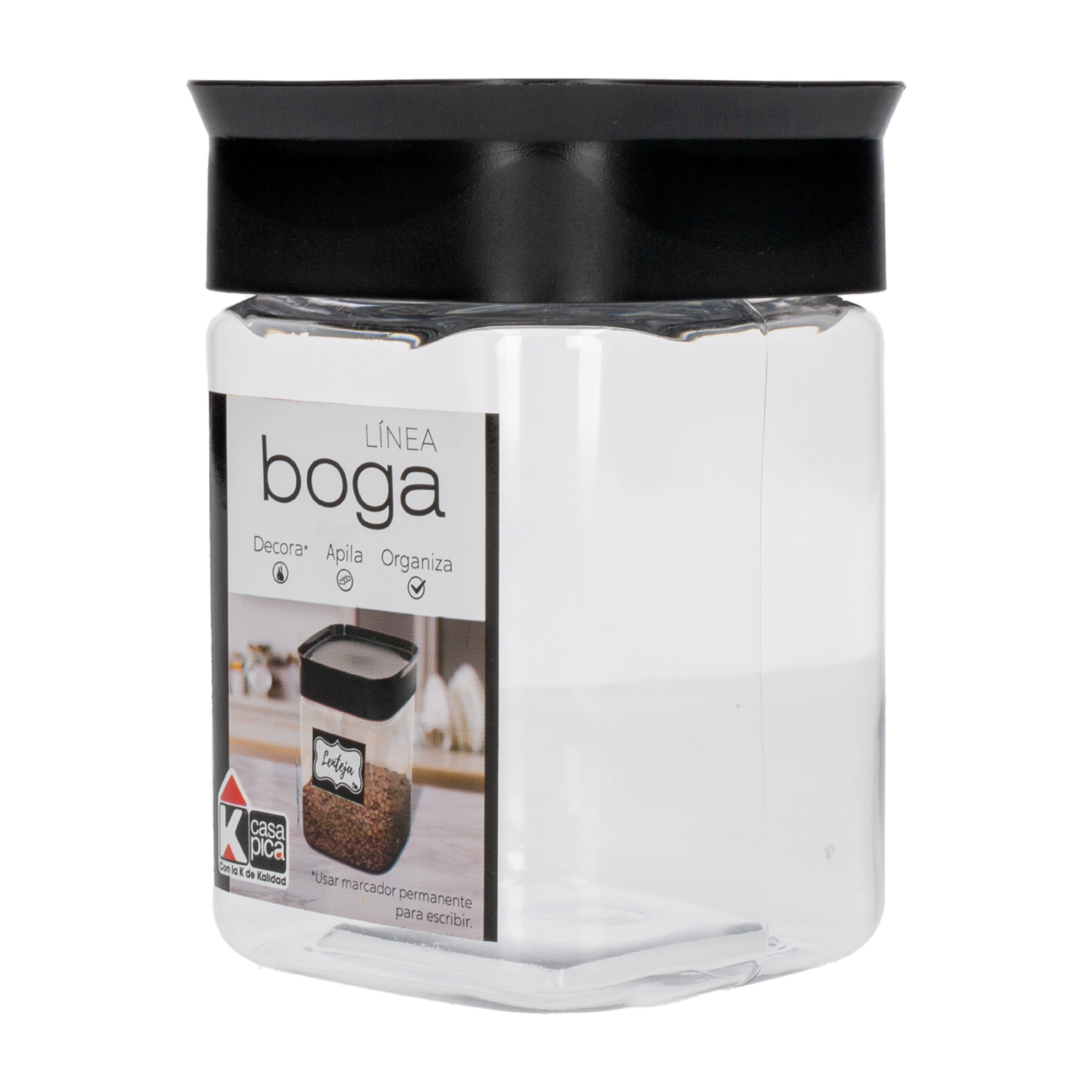 Pomo Mini Boga Color Negro CASA PICA 1 L