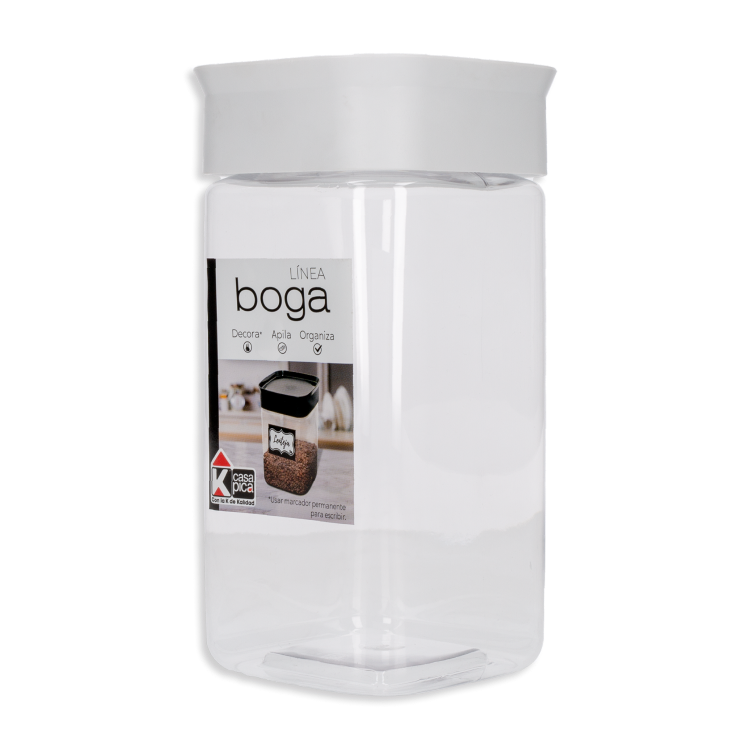 Pomo Mini Boga Color Blanco CASA PICA 1.5 L