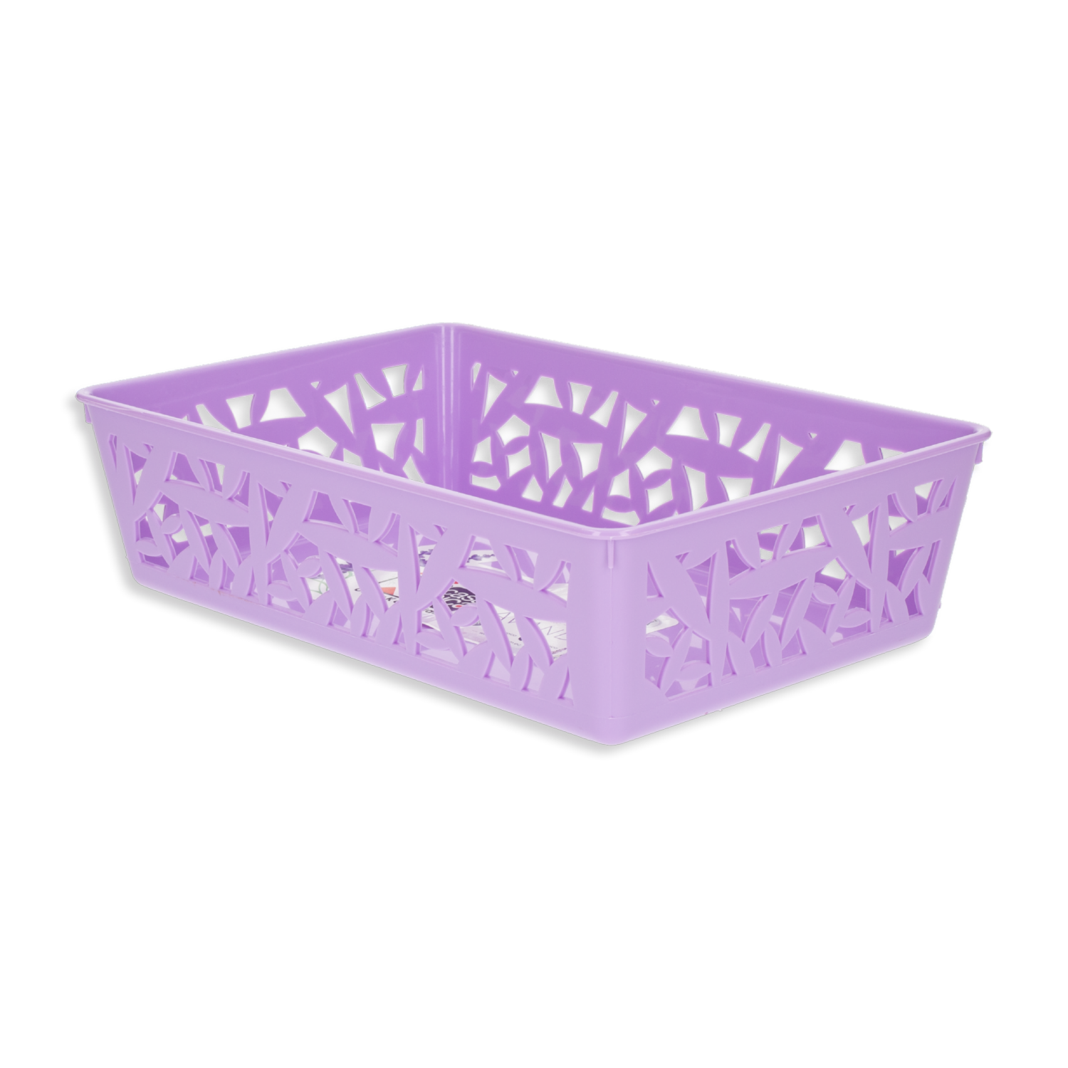 Canastilla Papiro Lavanda Violeta CASA PICA Grande