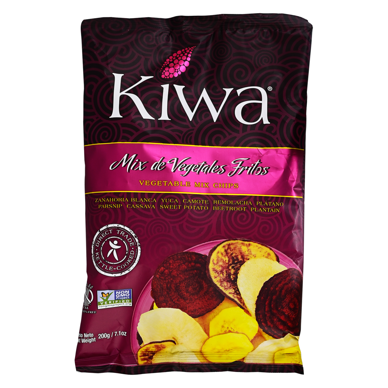 Mix De Chips De Vegetales KIWA 200 G