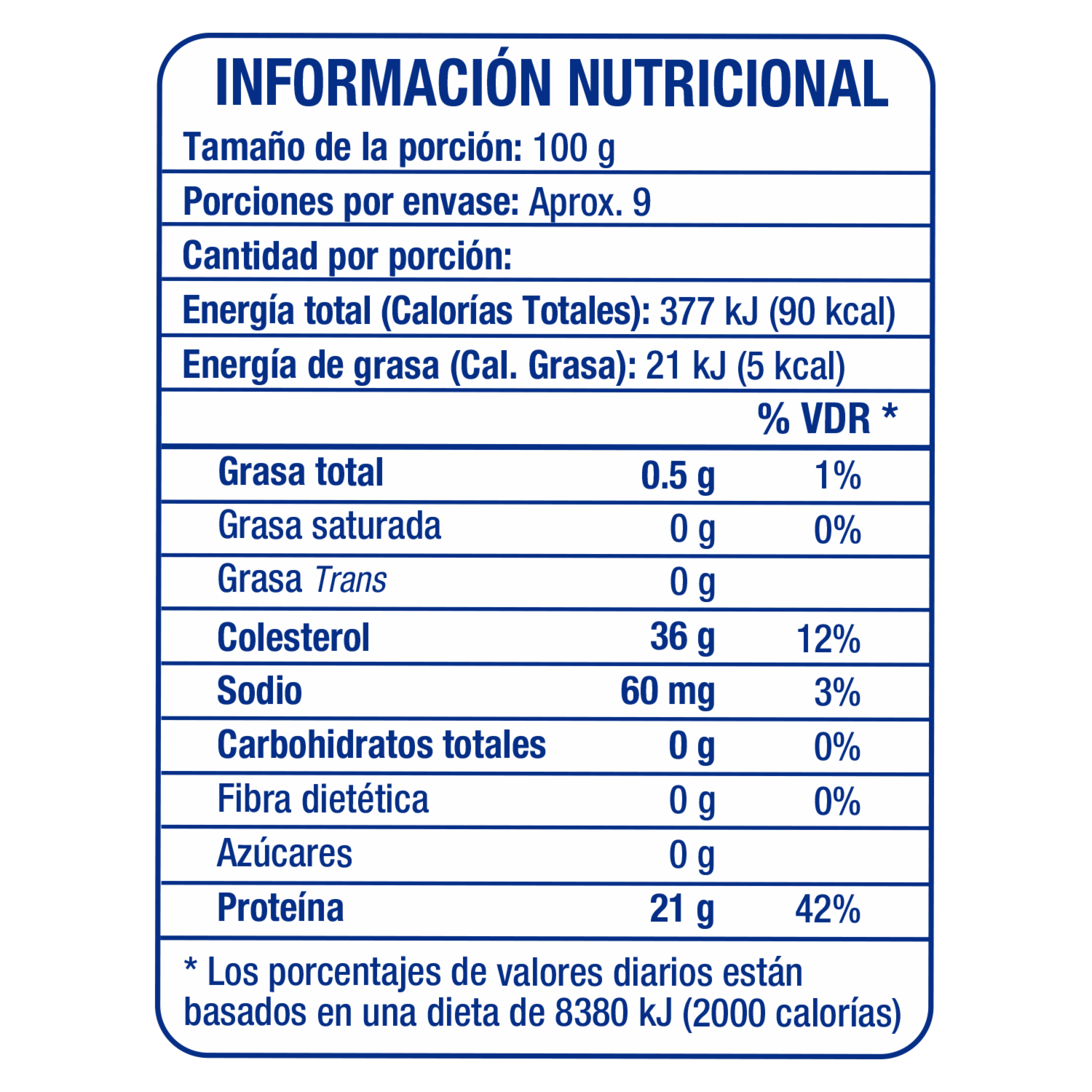 Dorado Congelado Filetes REAL 908 G
