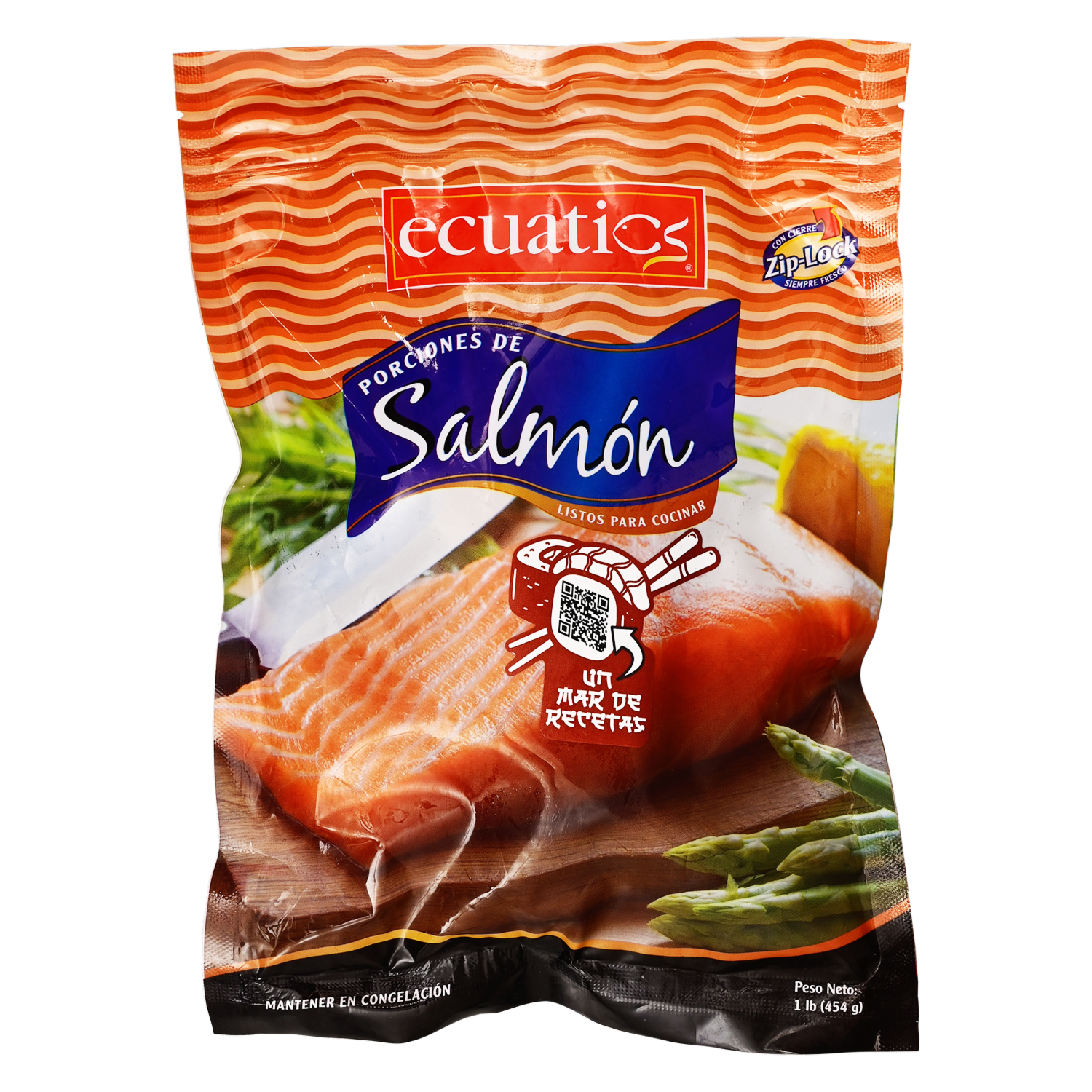 Filete De Salmón ECUATICS 454 G