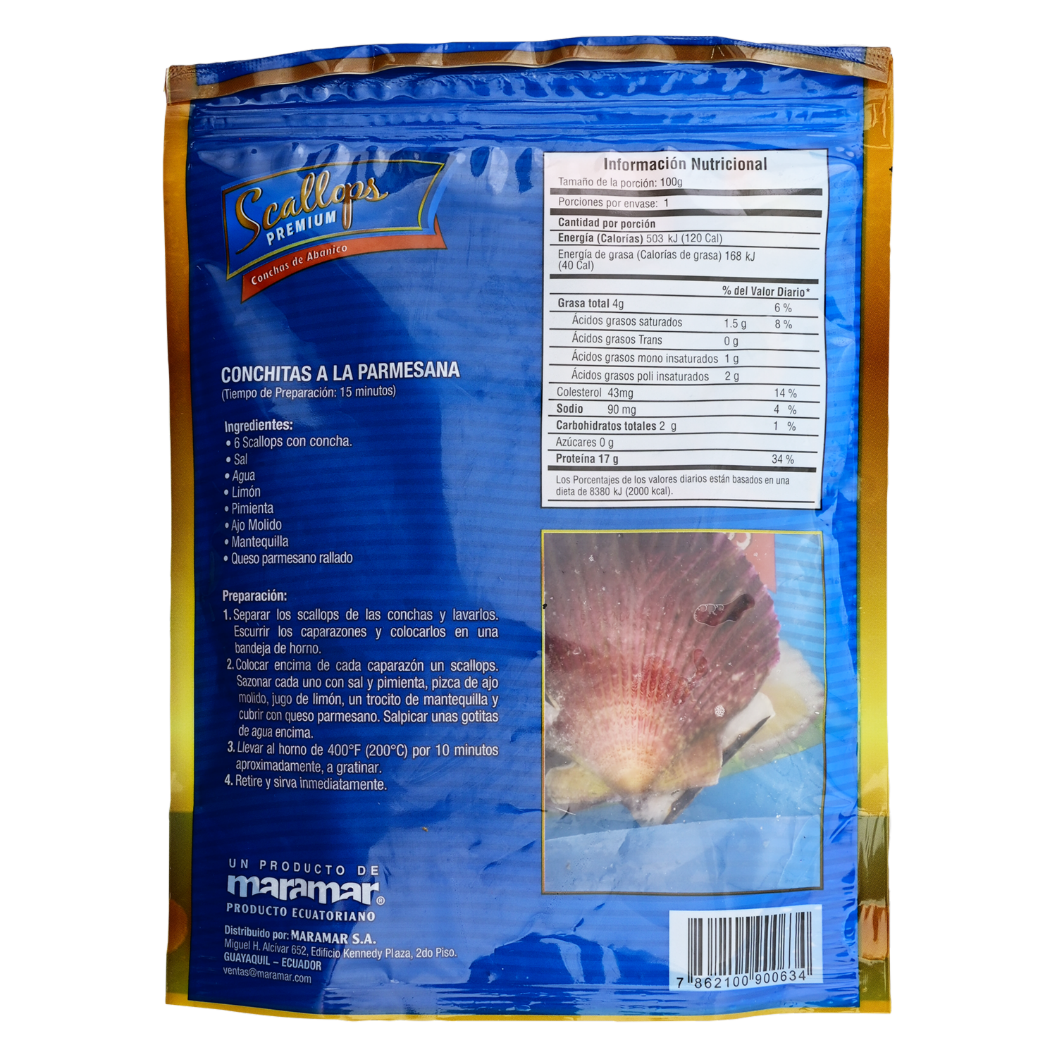 Coral Con Concha ECUATICS 300 G